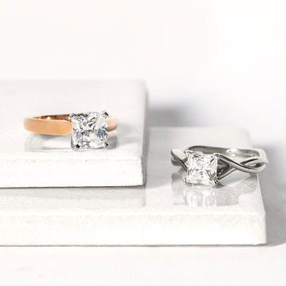 cushion vs princess cut comparison