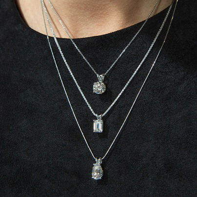 layered necklaces