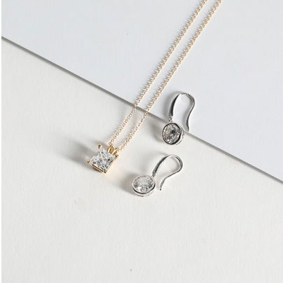 simulated diamond jewelry