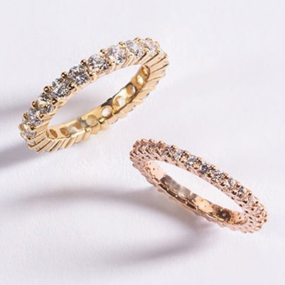 two wedding rings