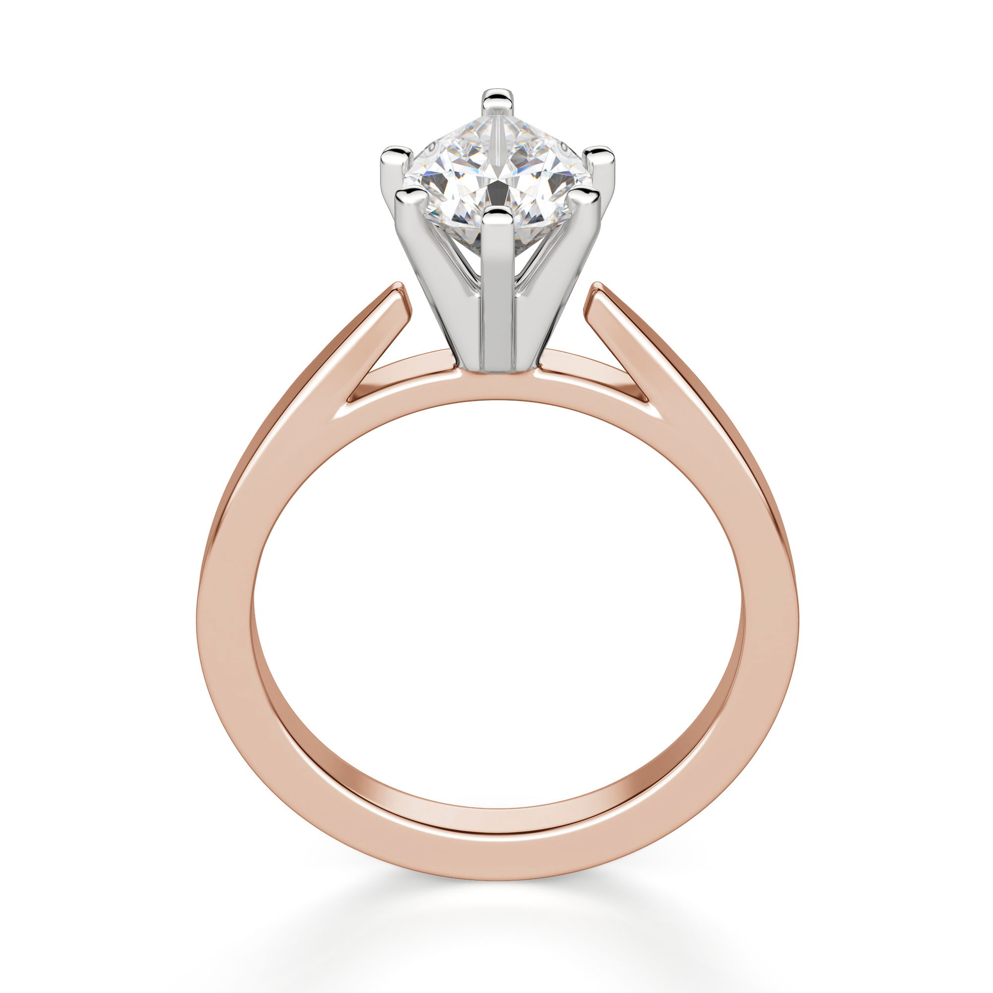 Cathedral Pear Cut Engagement Ring