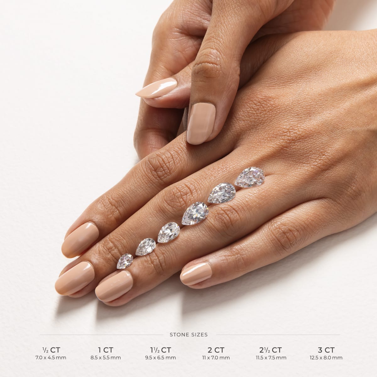 Cathedral Pear Cut Engagement Ring