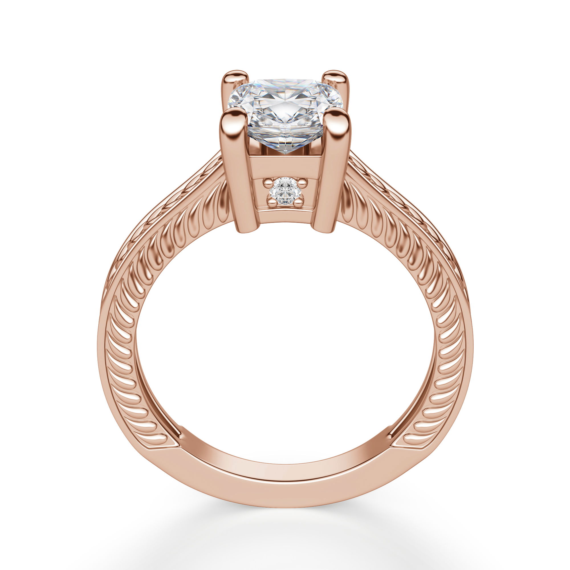 Sage Classic Cushion Cut Engagement Ring