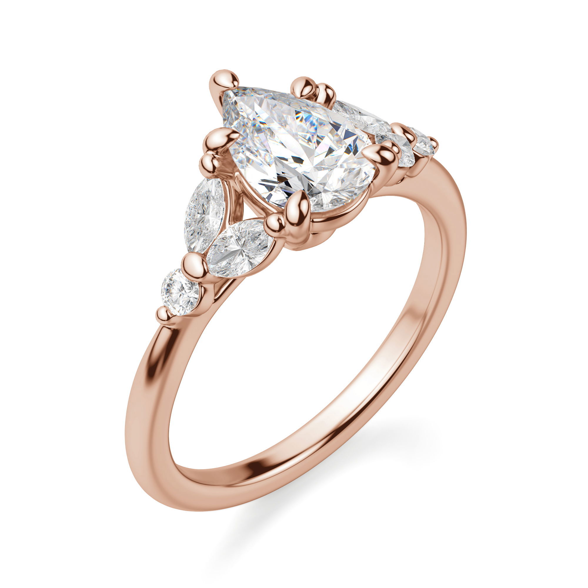 Haven Pear Cut Engagement Ring