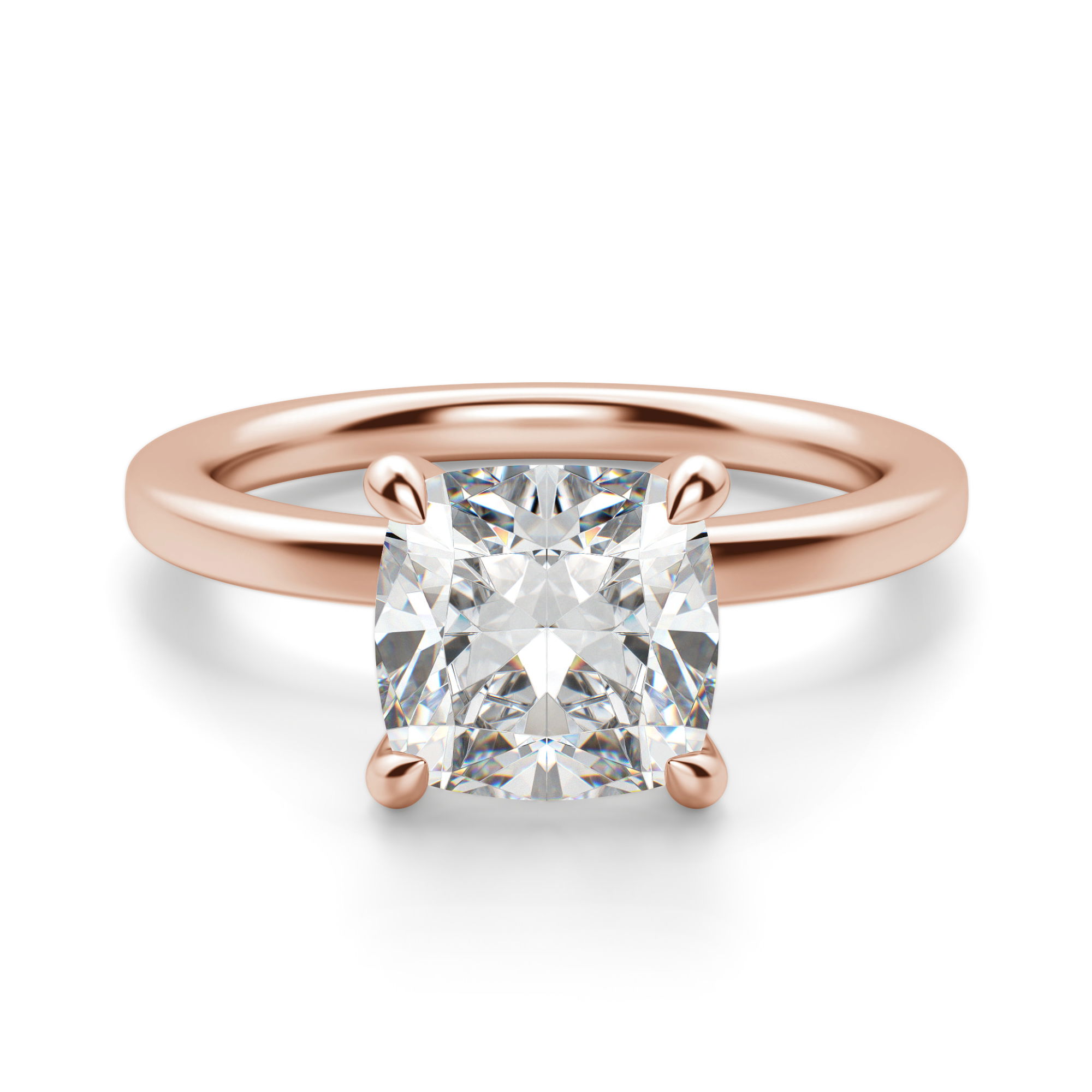 Arezzo Classic Cushion Cut Engagement Ring