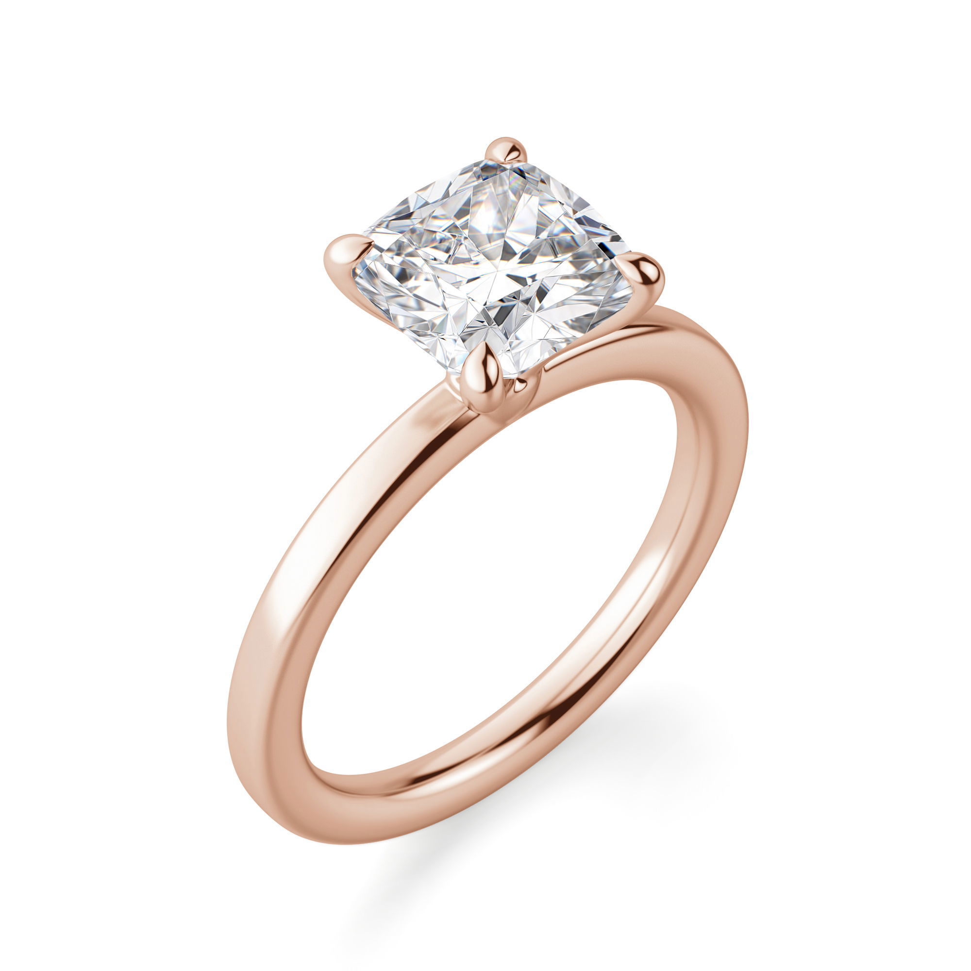 Arezzo Classic Cushion Cut Engagement Ring