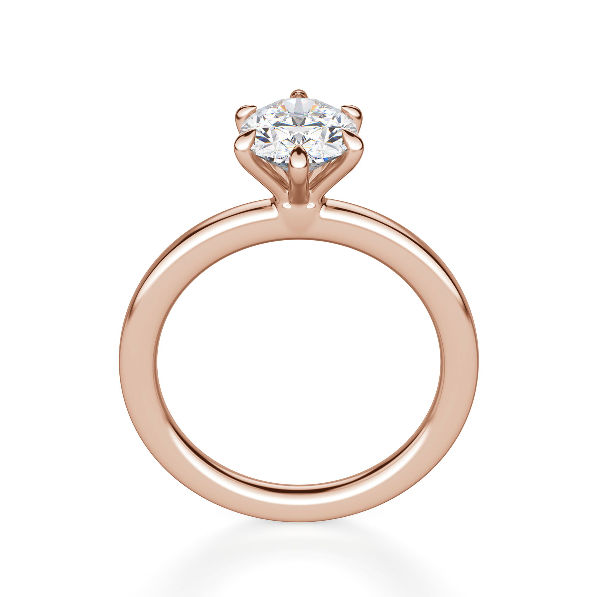 Arezzo Classic Oval Cut Engagement Ring