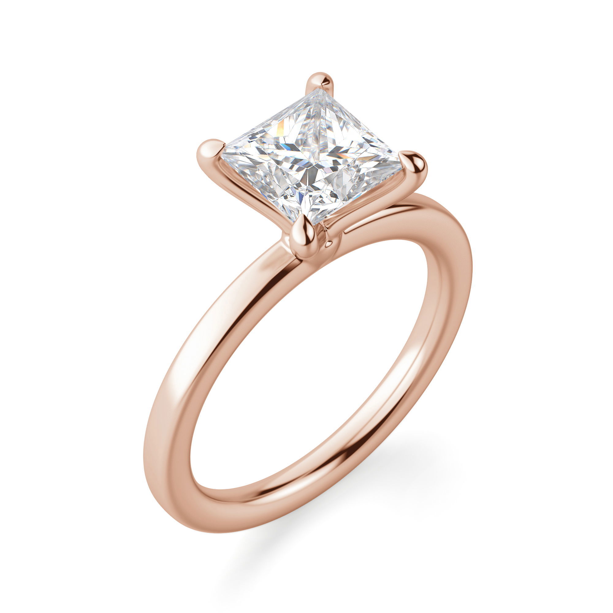 Arezzo Classic Princess Cut Engagement Ring