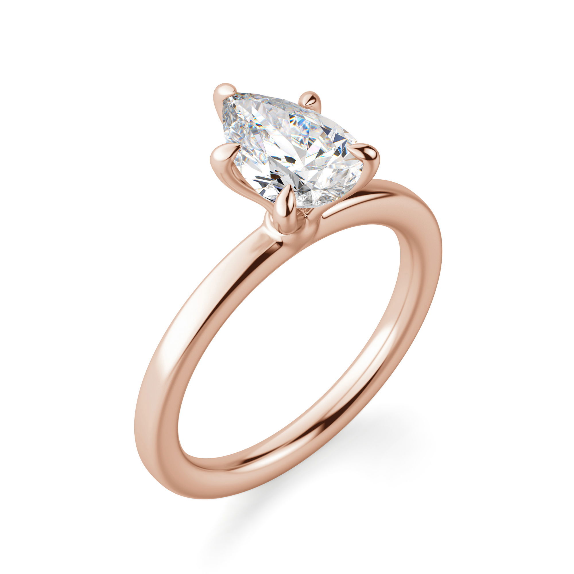 Arezzo Classic Pear Cut Engagement Ring