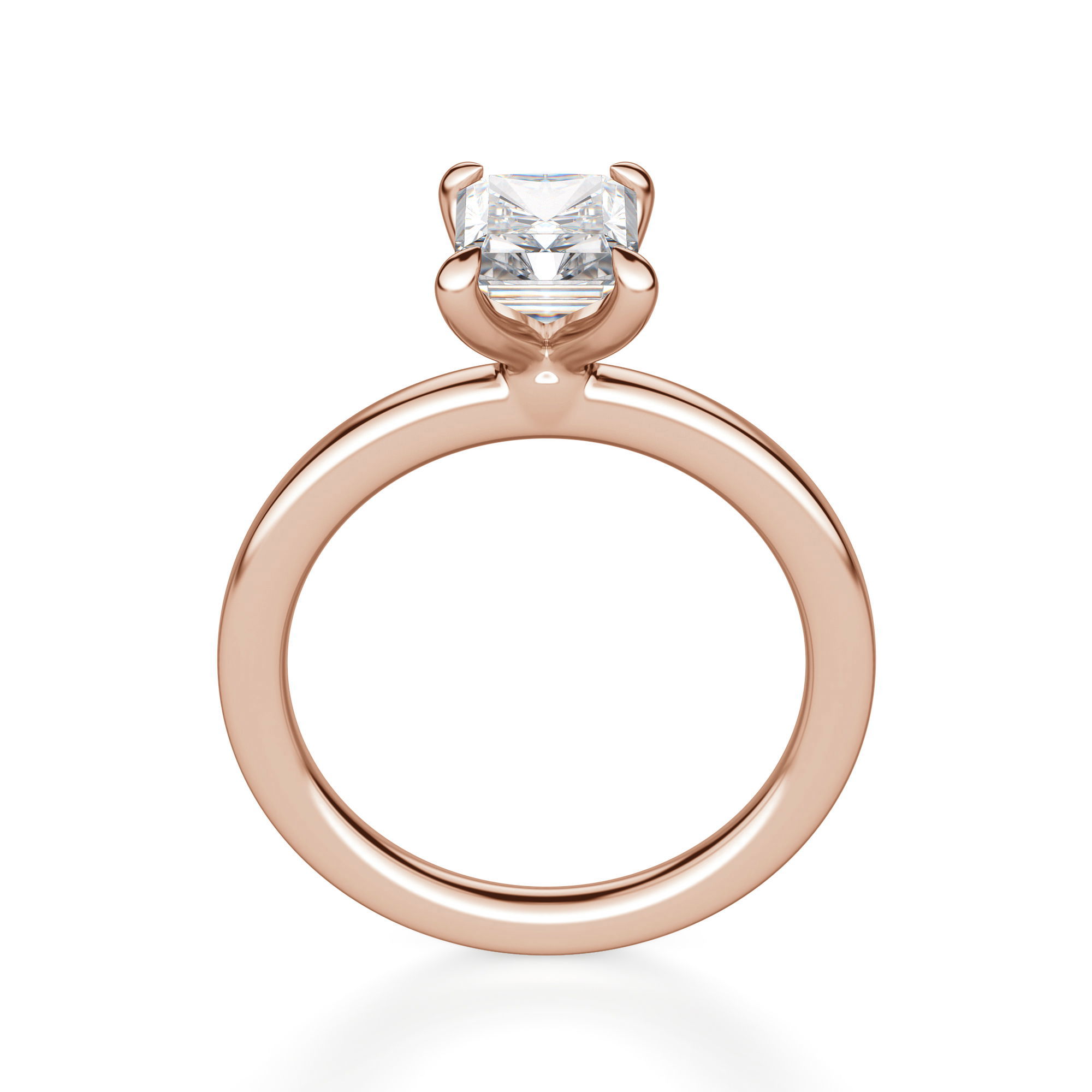 Arezzo Classic Radiant Cut Engagement Ring