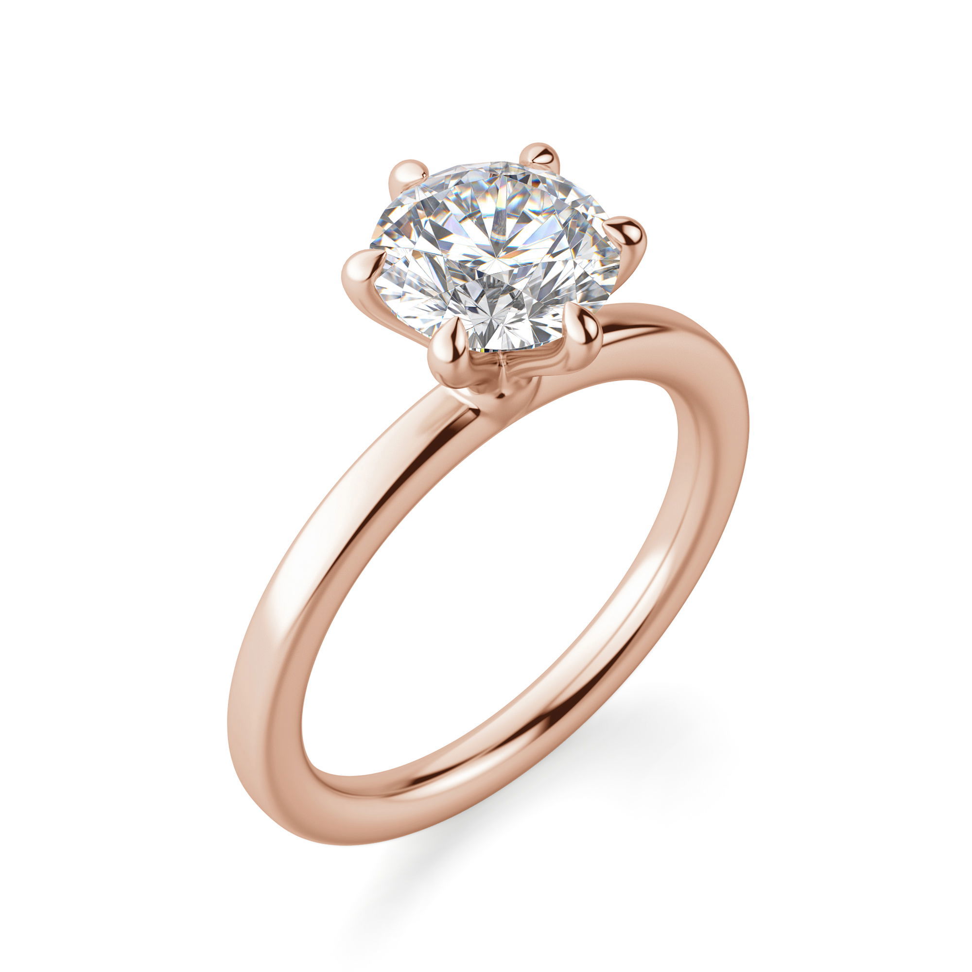 Arezzo Classic Round Cut Engagement Ring