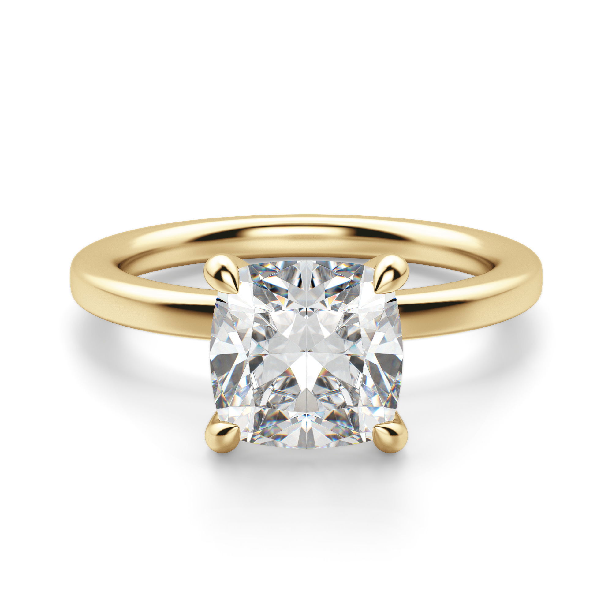 Arezzo Classic Cushion Cut Engagement Ring
