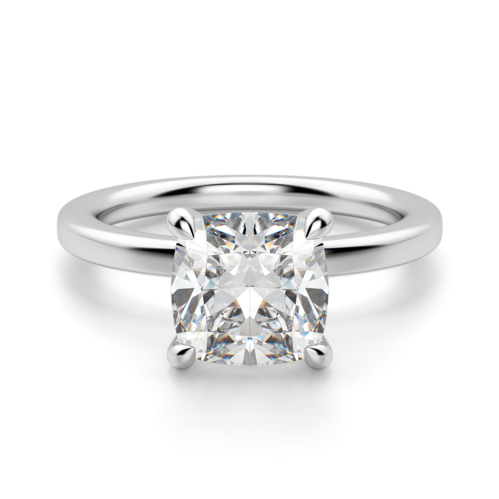 Arezzo Classic Cushion Cut Engagement Ring