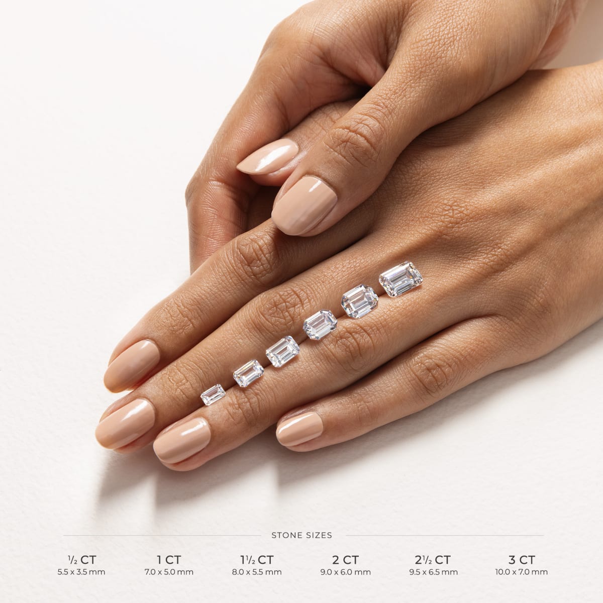 East-West Accented Basket Emerald Cut Engagement Ring