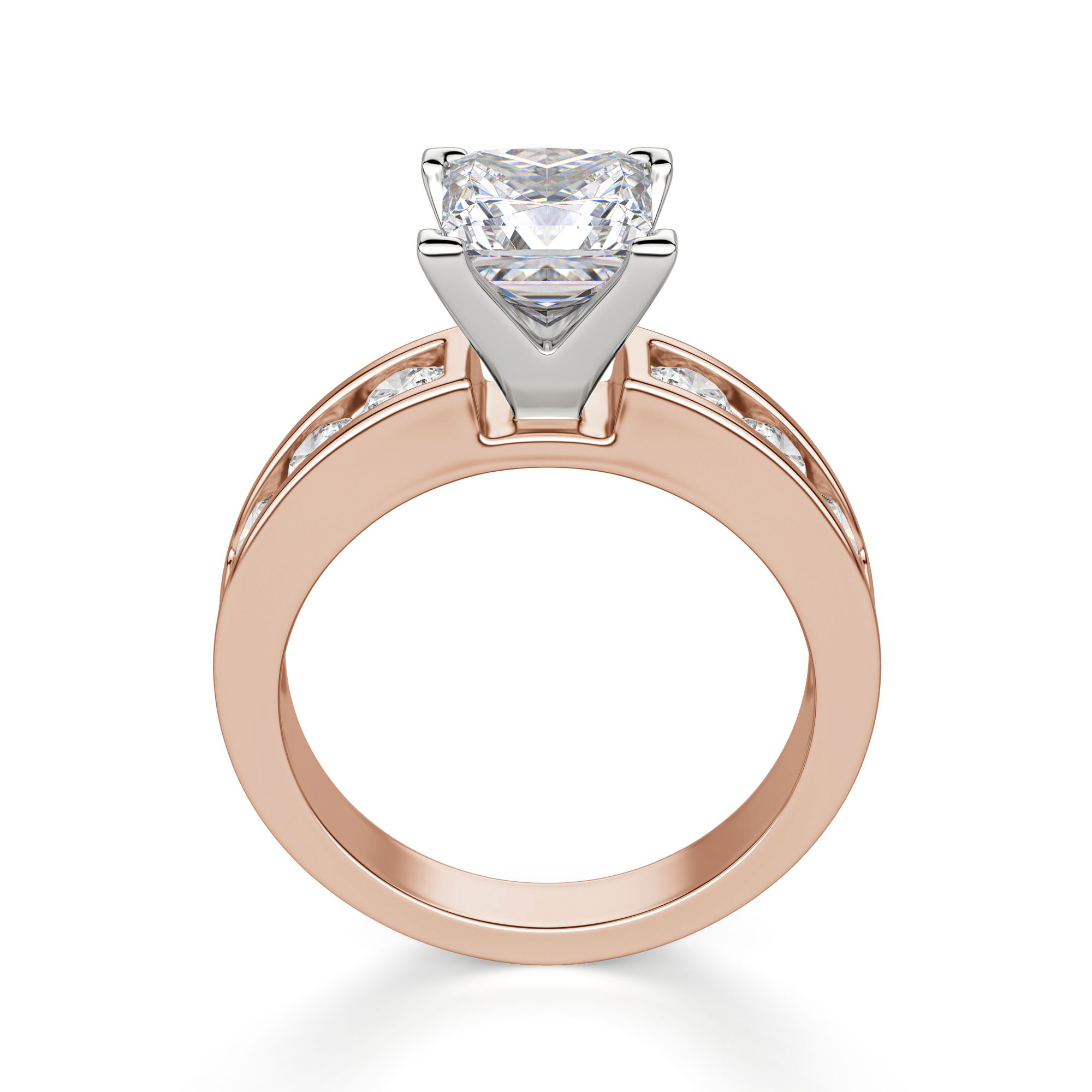 Diamond Diva Princess Cut Engagement Ring