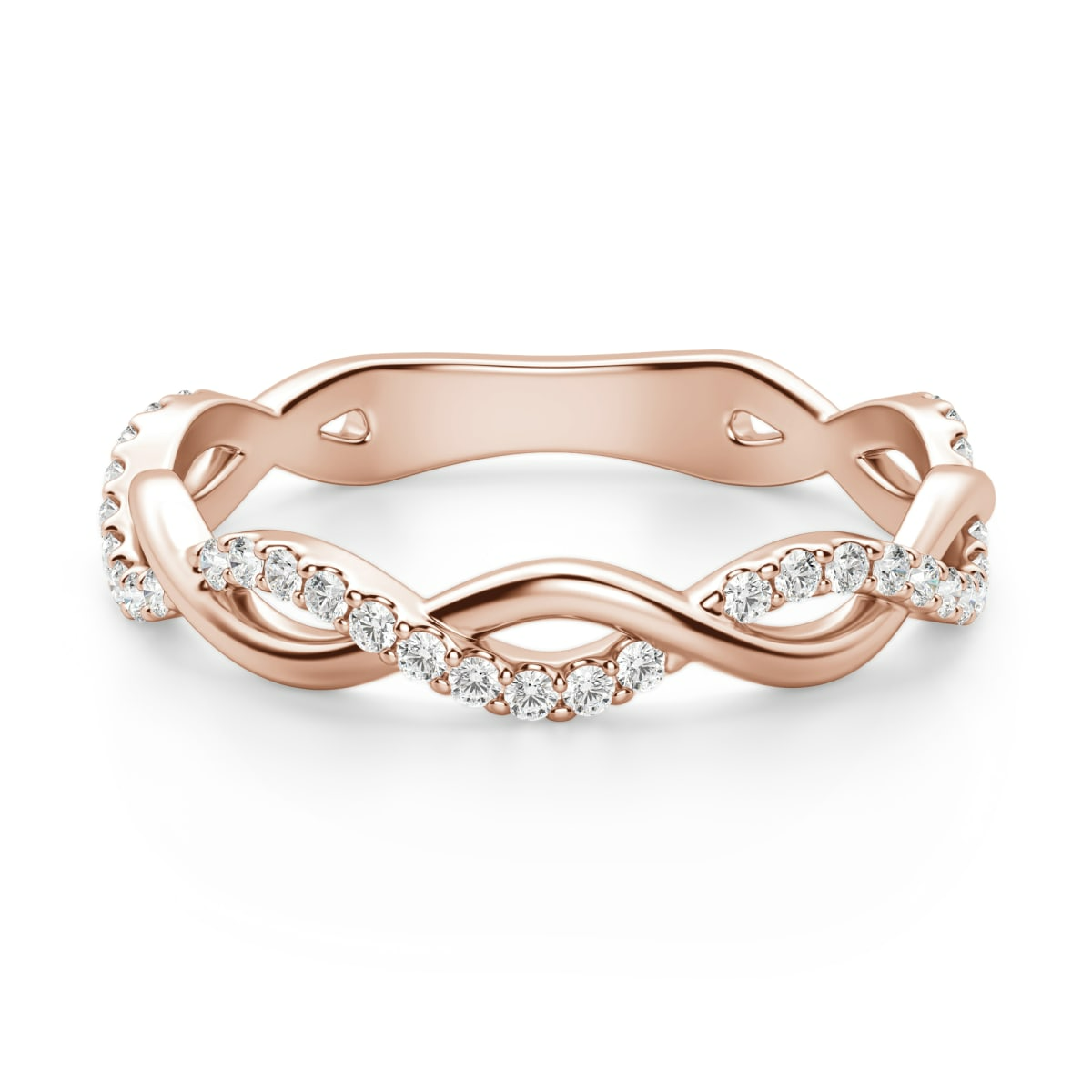 Winding Roads Wedding Band
