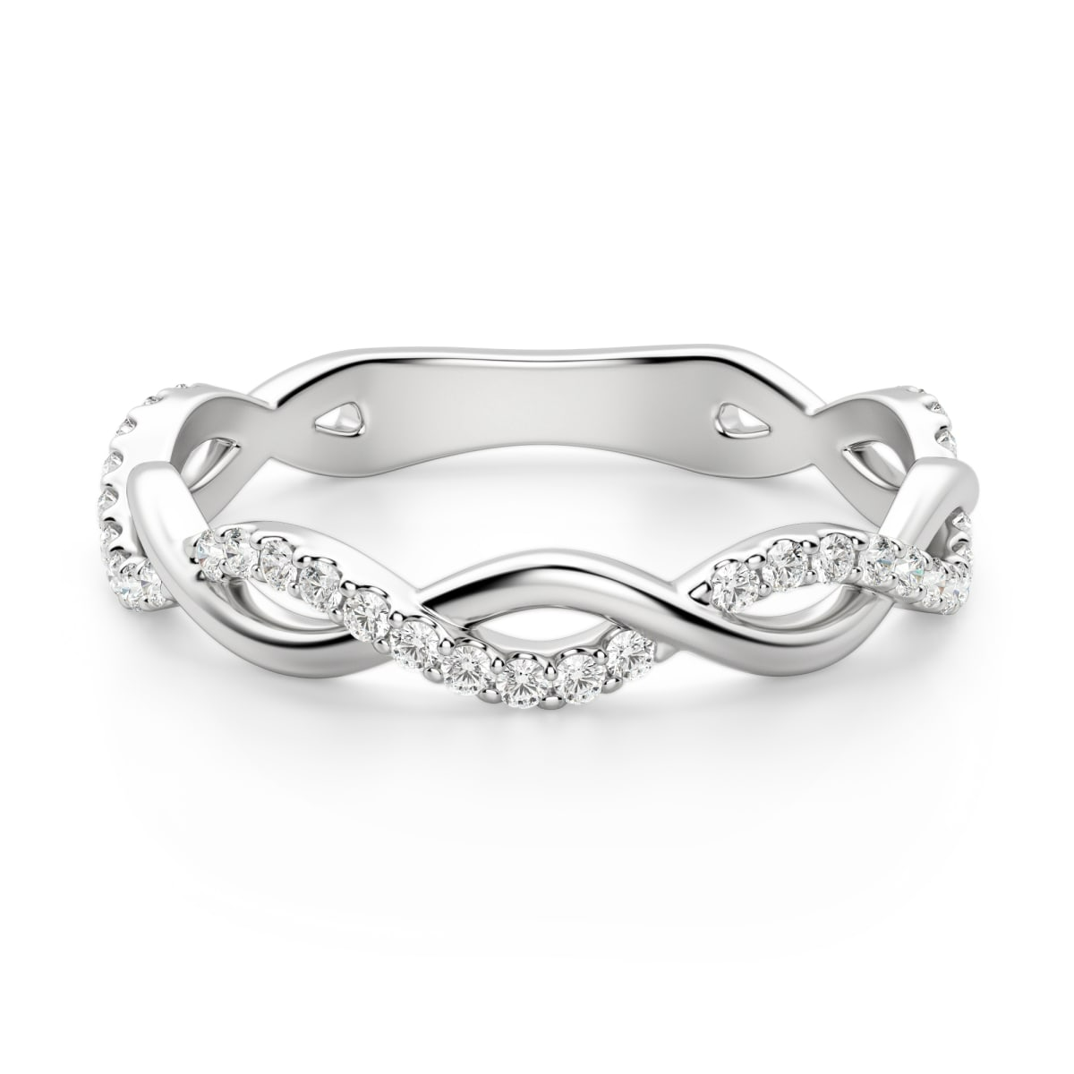 Winding Roads Wedding Band