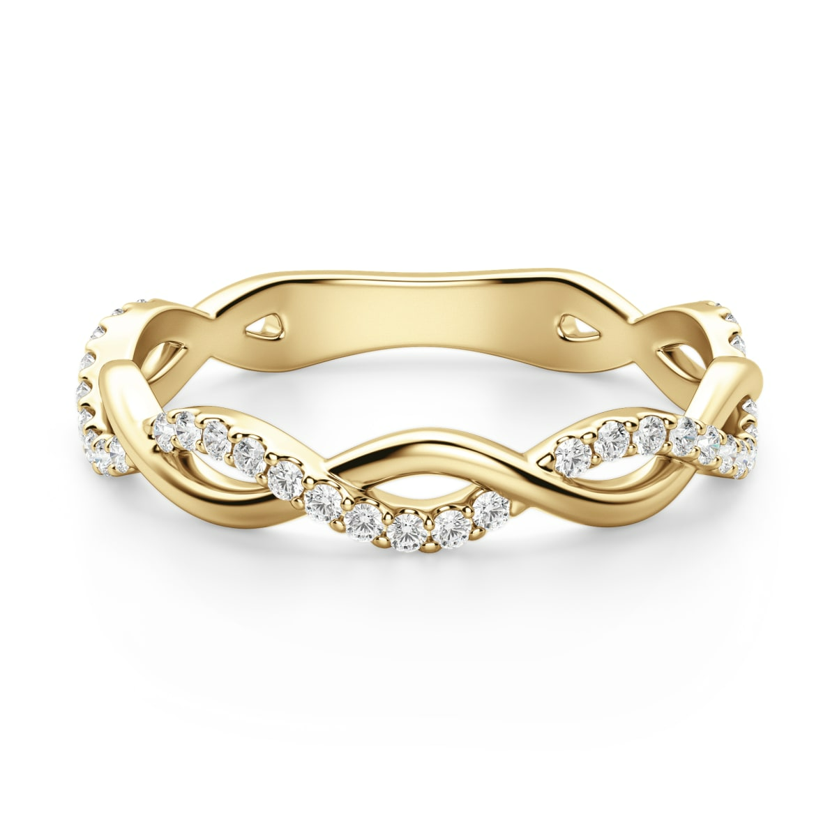 Winding Roads Wedding Band