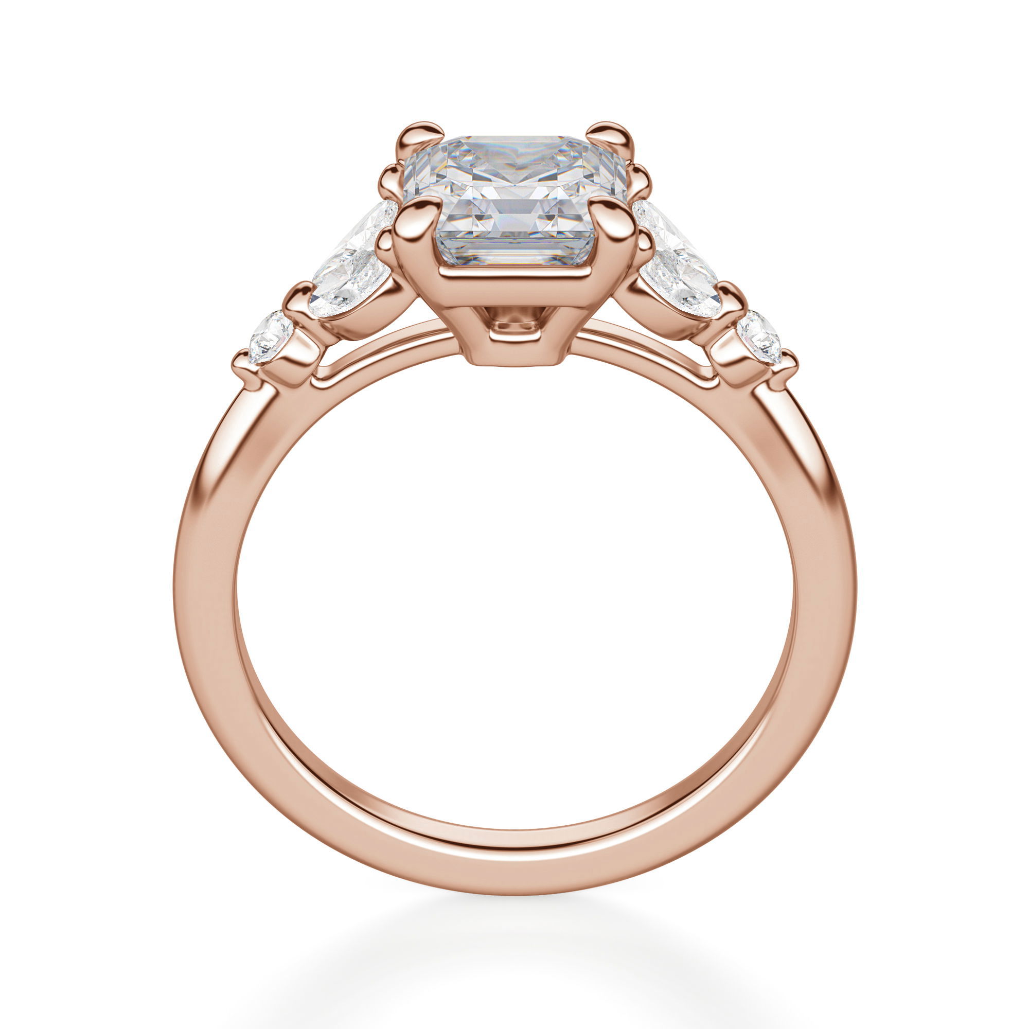 Haven Asscher Cut Engagement Ring