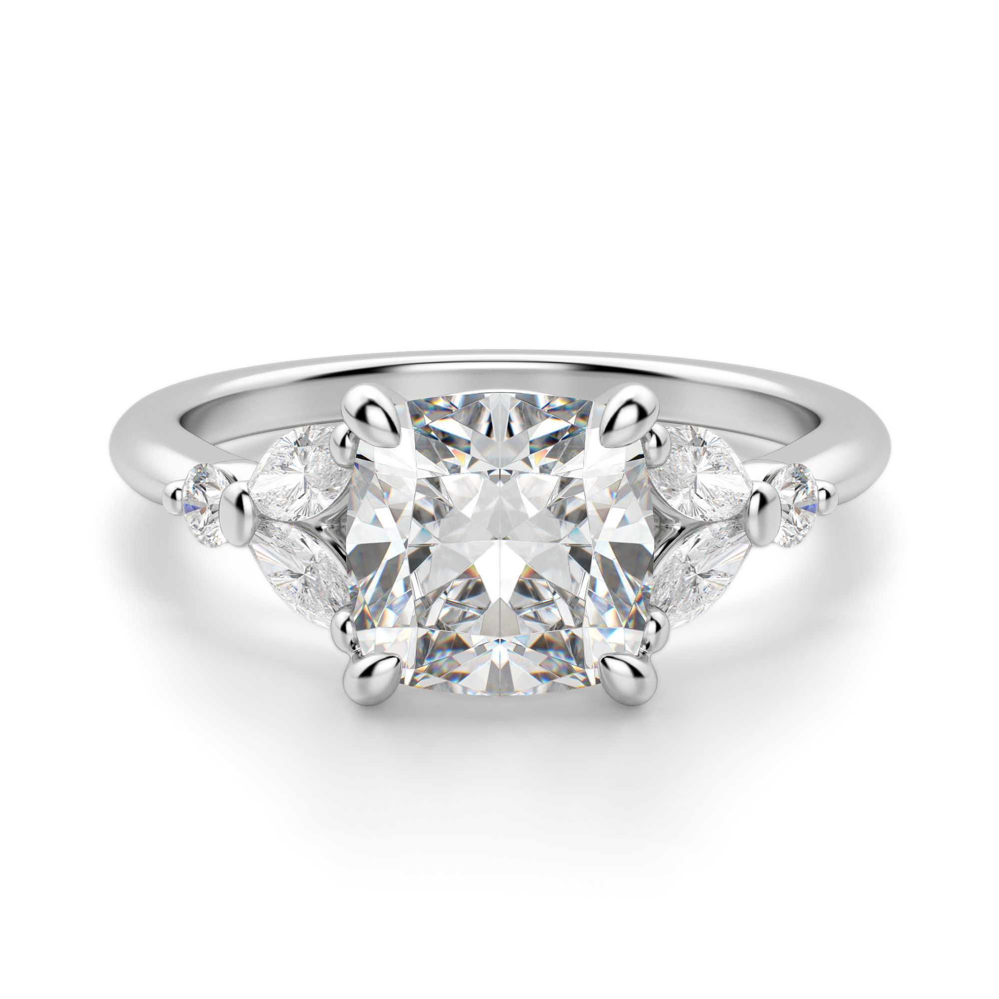 Haven Cushion Cut Engagement Ring
