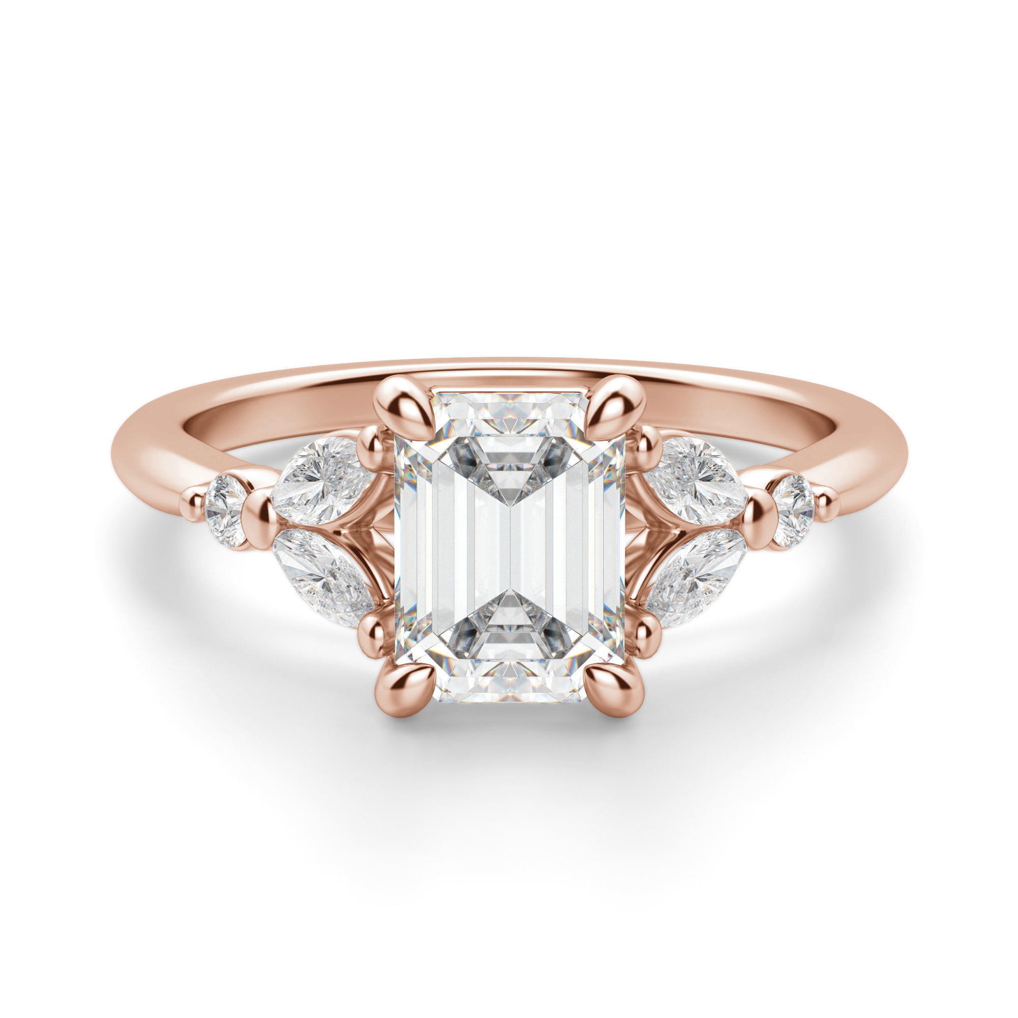 Haven Emerald Cut Engagement Ring