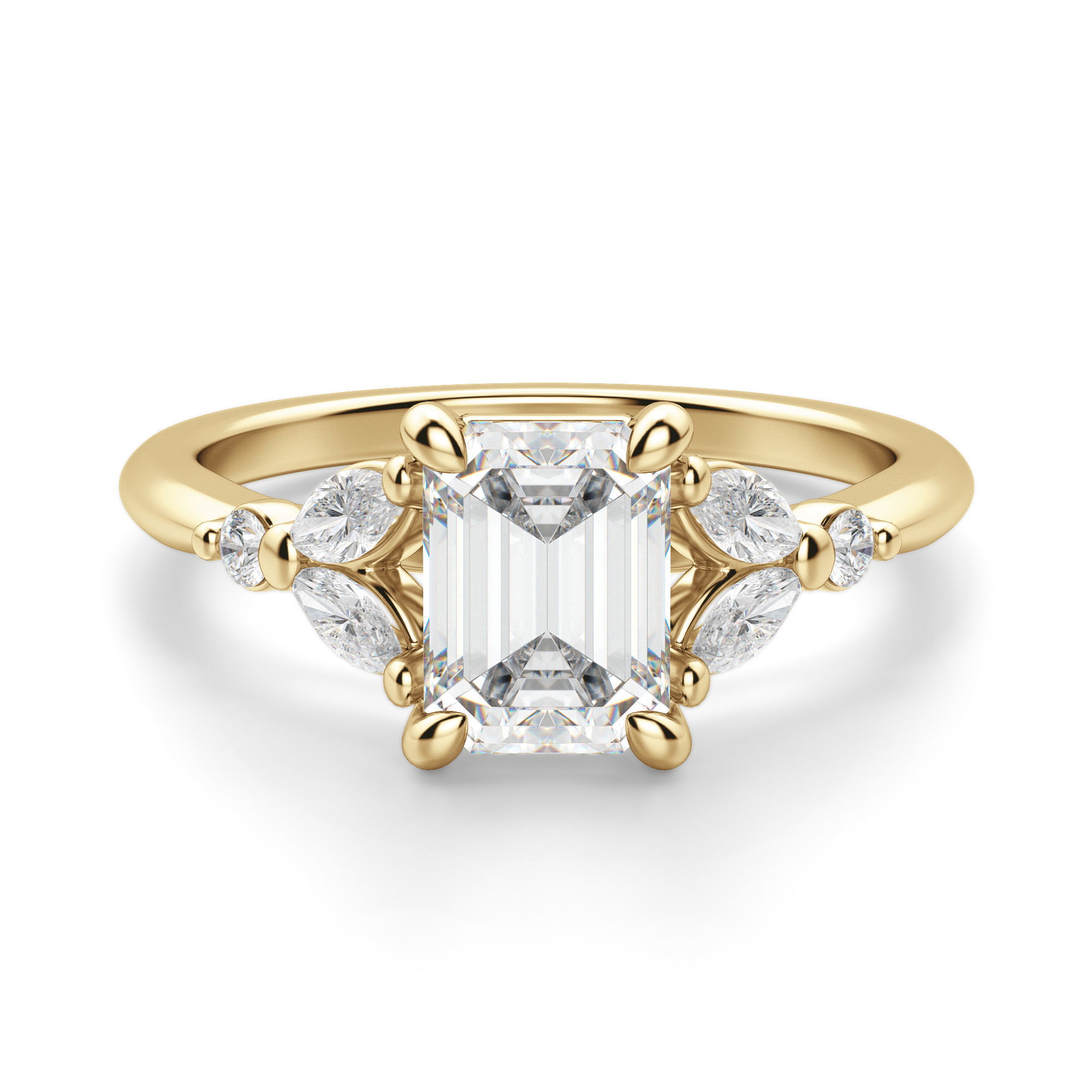 Haven Emerald Cut Engagement Ring