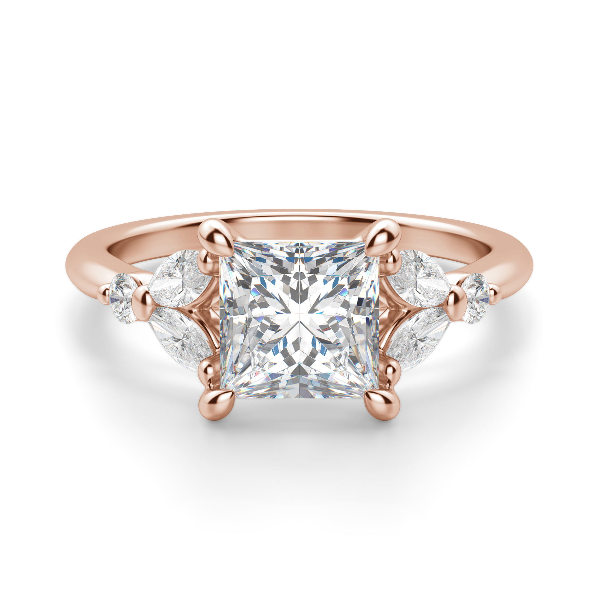 Haven Princess Cut Engagement Ring