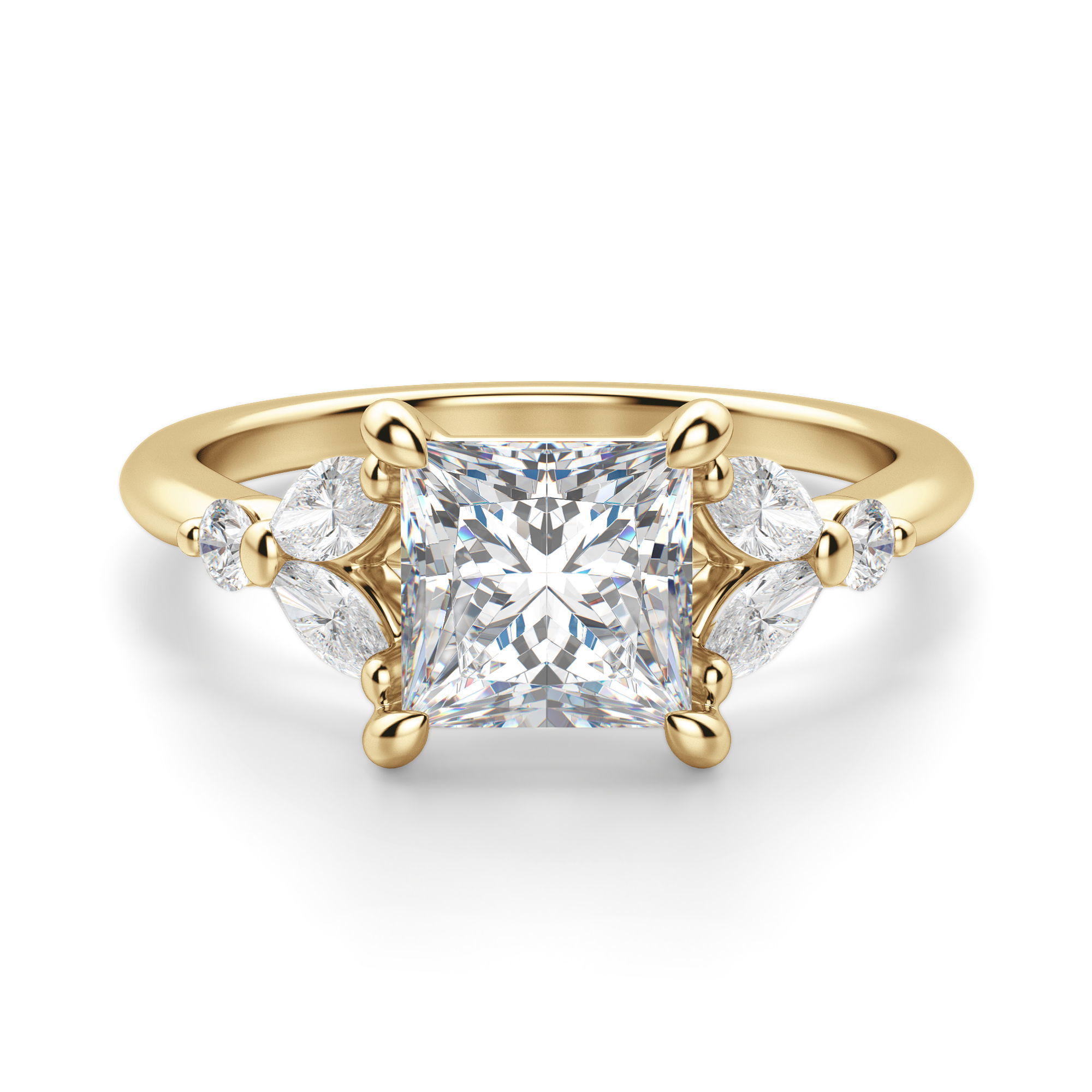 Haven Princess Cut Engagement Ring