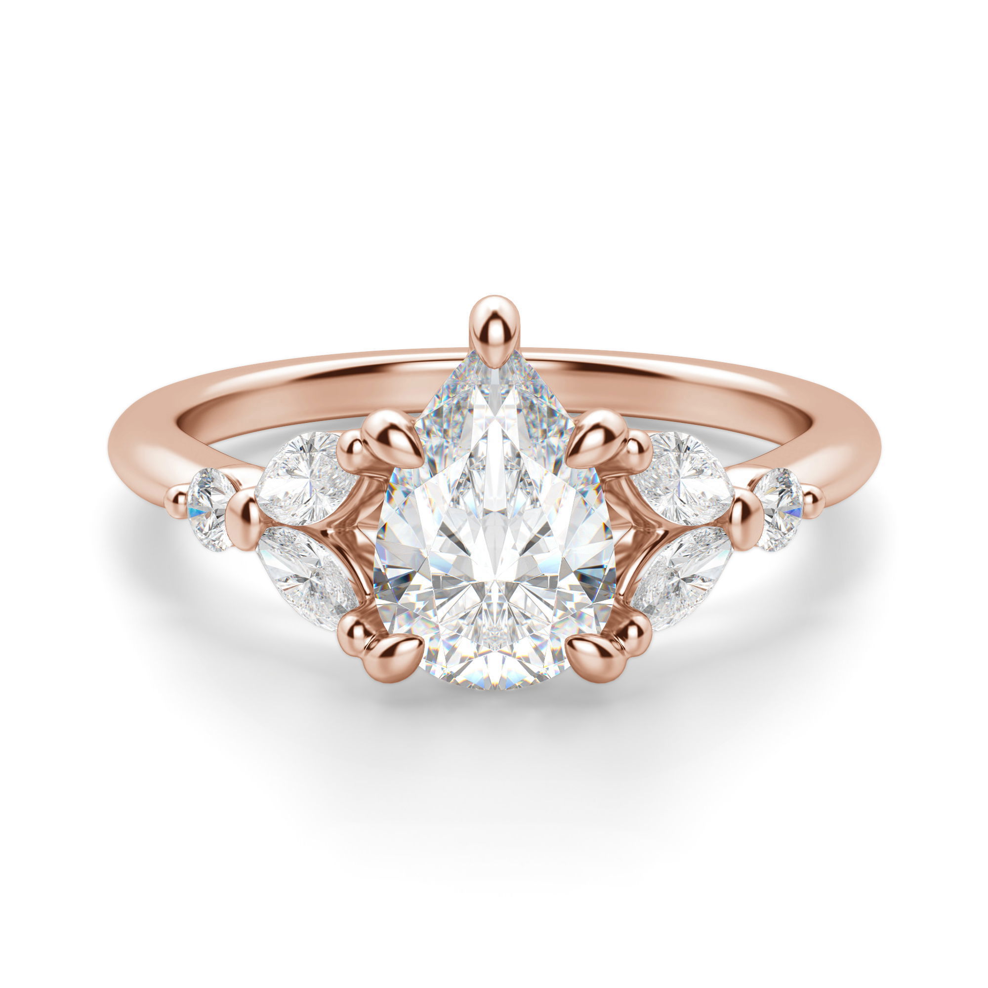 Haven Pear Cut Engagement Ring