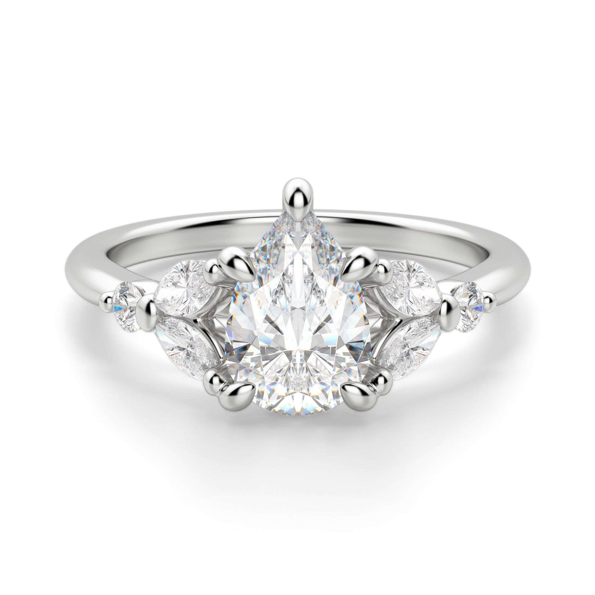 Haven Pear Cut Engagement Ring