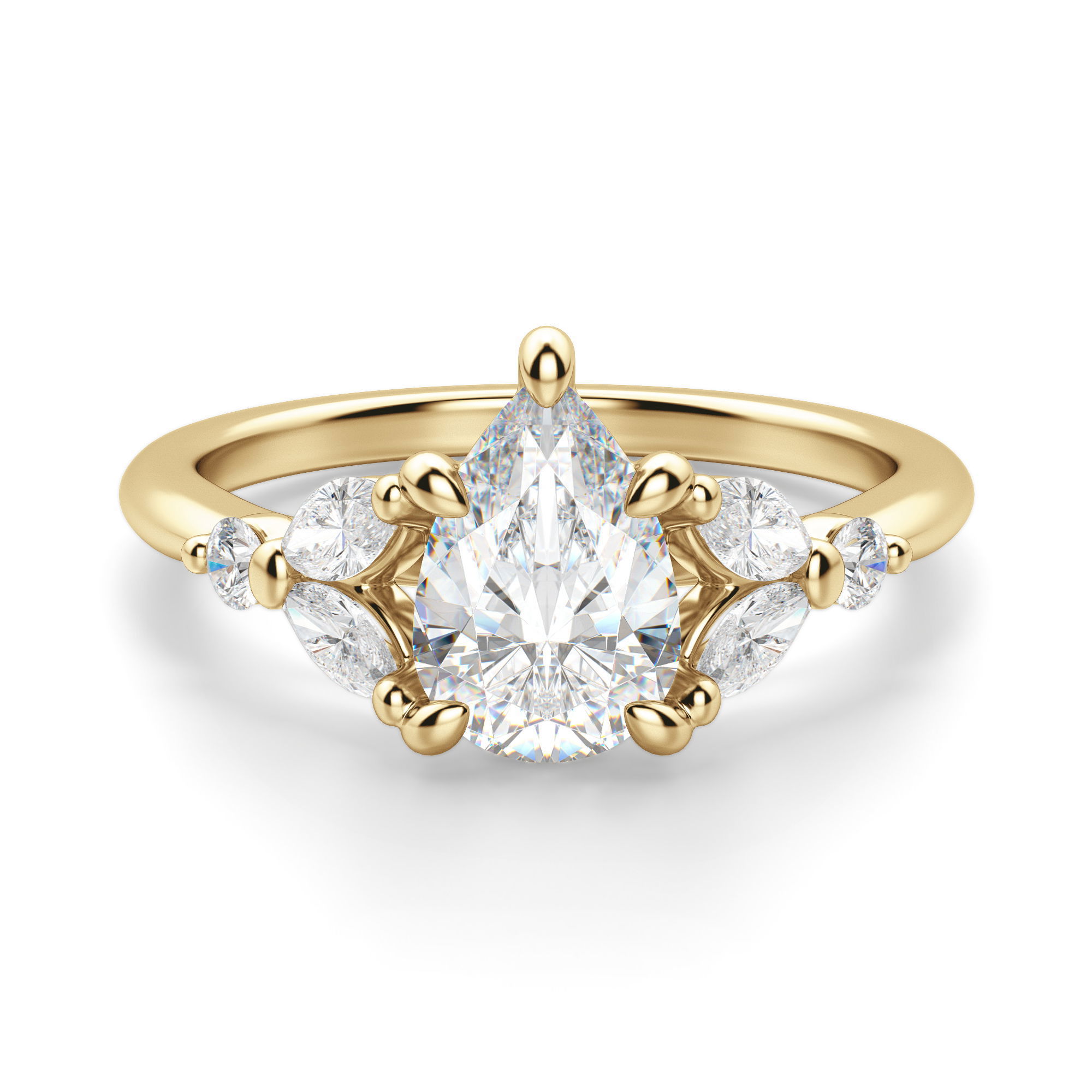 Haven Pear Cut Engagement Ring
