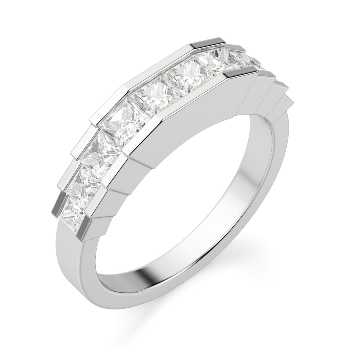 Cinderella Staircase Wedding Band