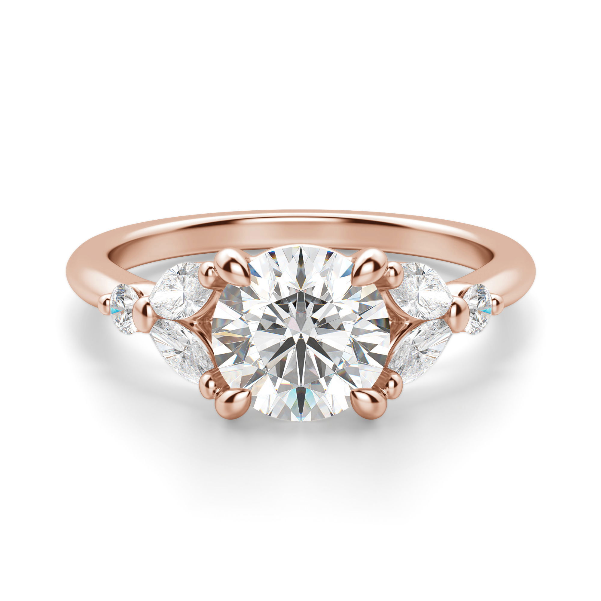 Haven Round Cut Engagement Ring