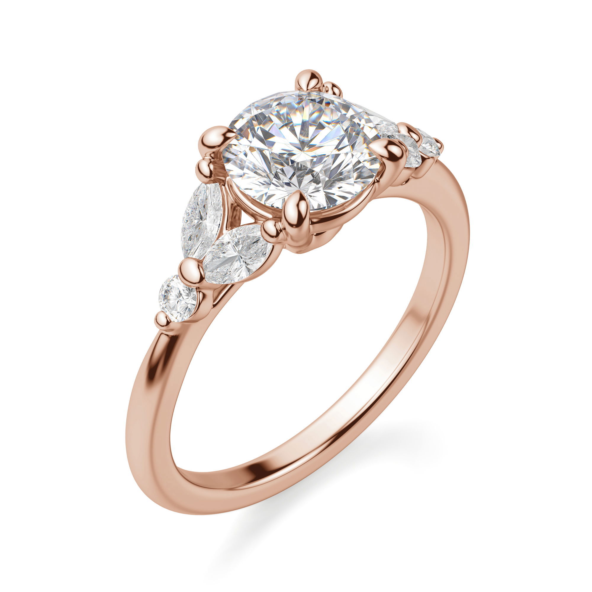Haven Round Cut Engagement Ring