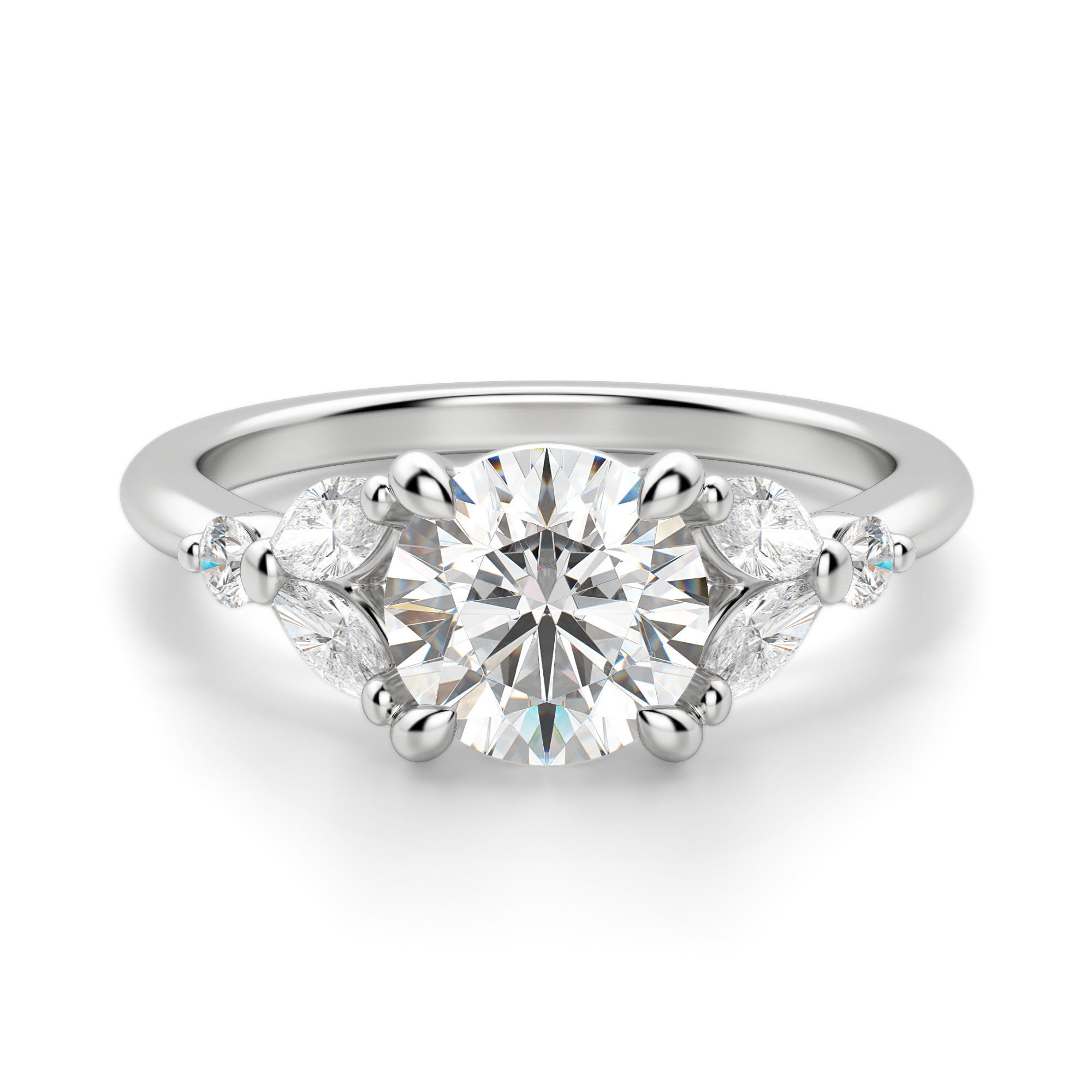 Haven Round Cut Engagement Ring
