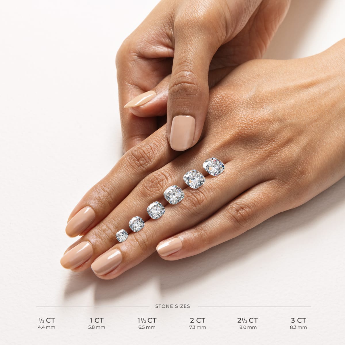 Pear Side Stone Classic Cushion Cut Engagement Ring