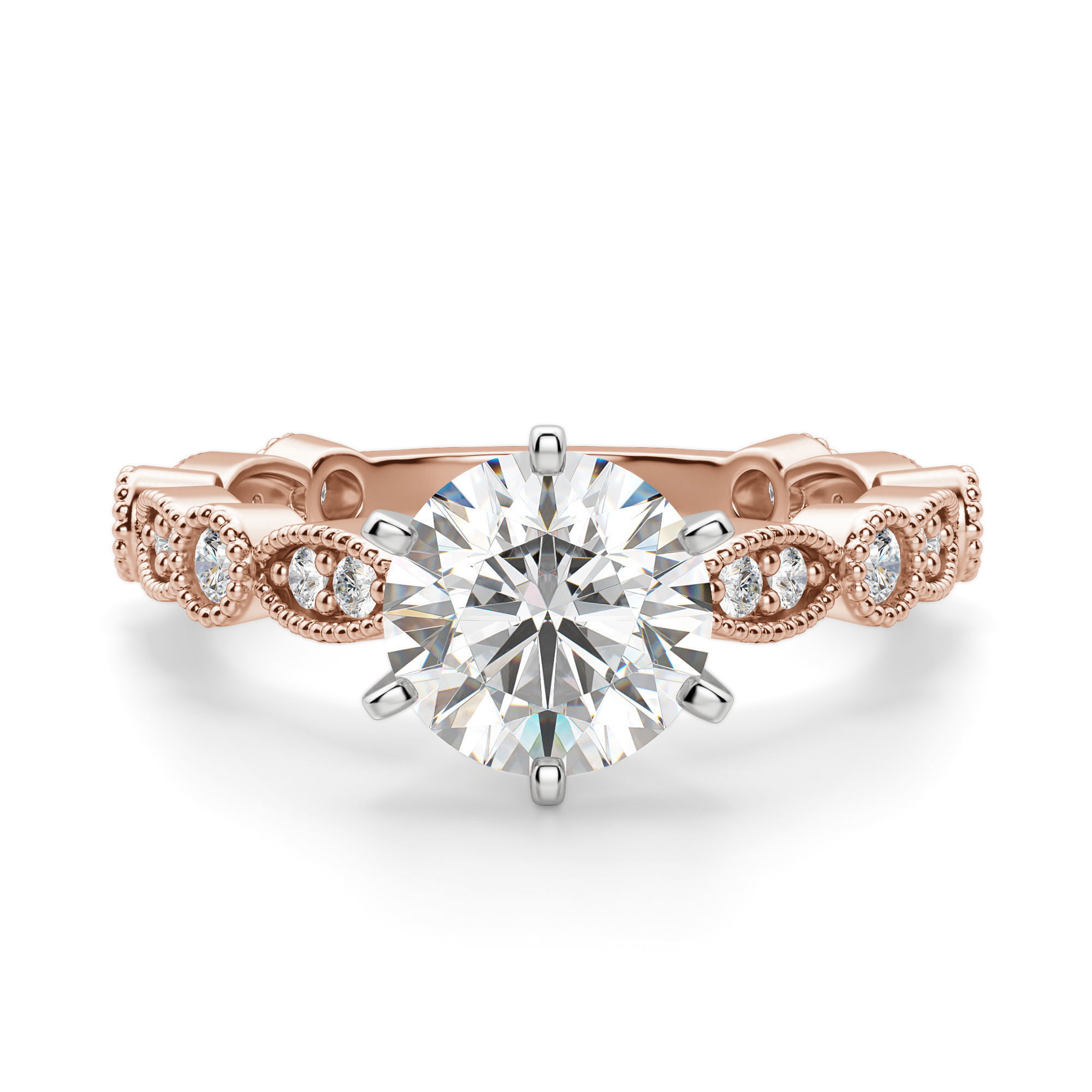 Infinite Love Round Cut Engagement Ring