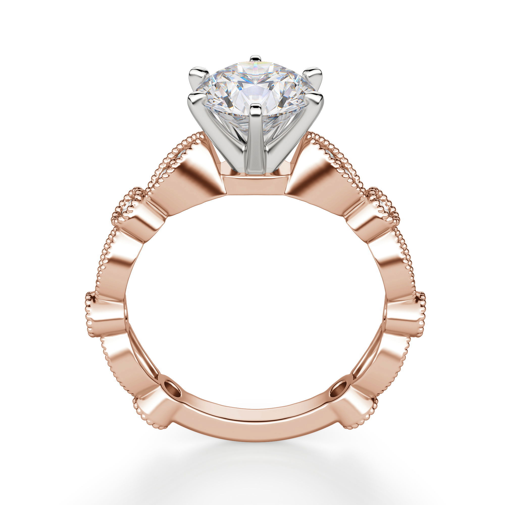 Infinite Love Round Cut Engagement Ring