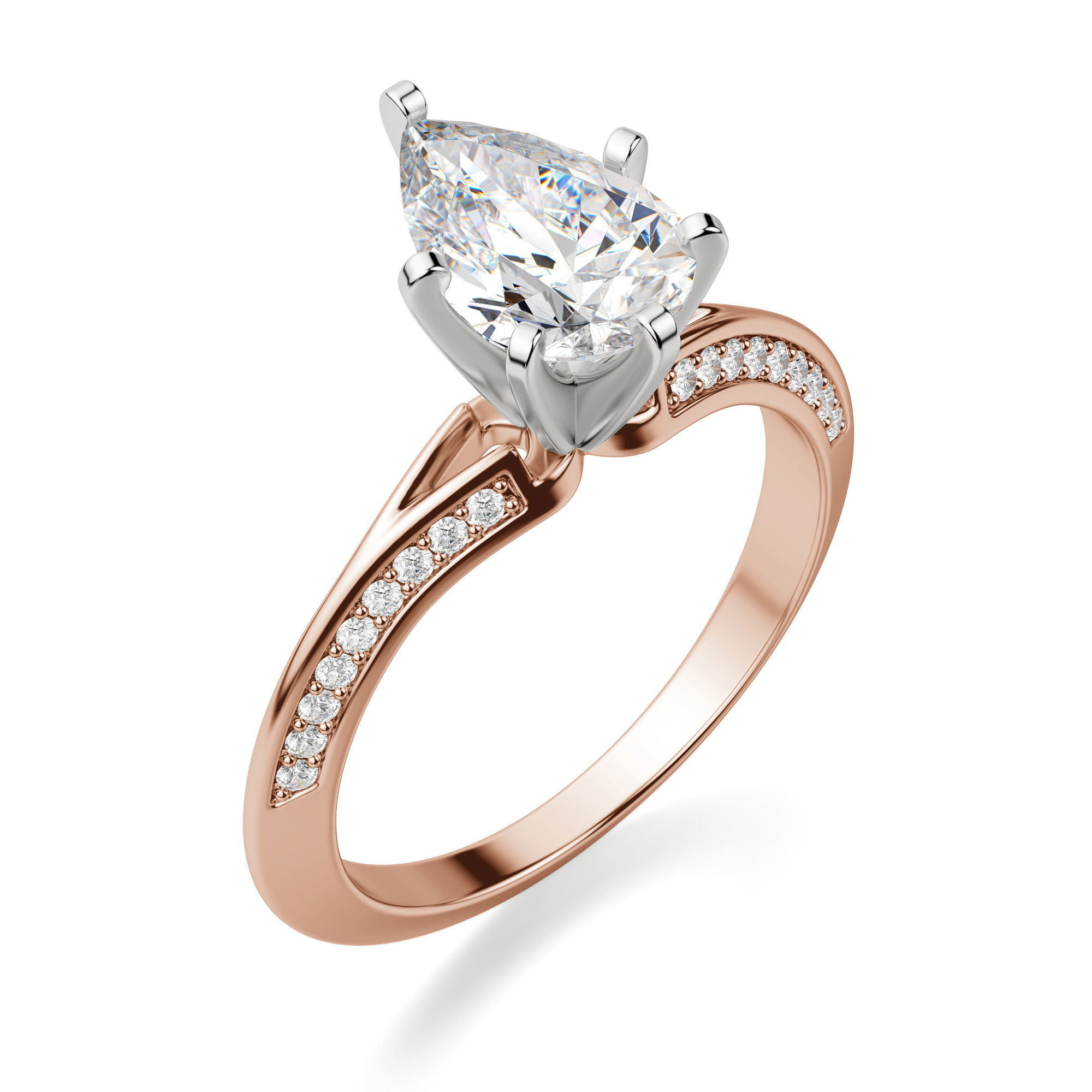 Irene Pear Cut Engagement Ring