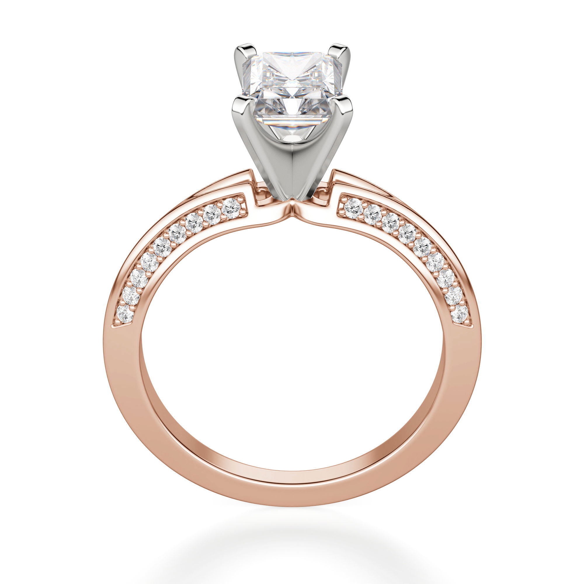 Irene Radiant Cut Engagement Ring