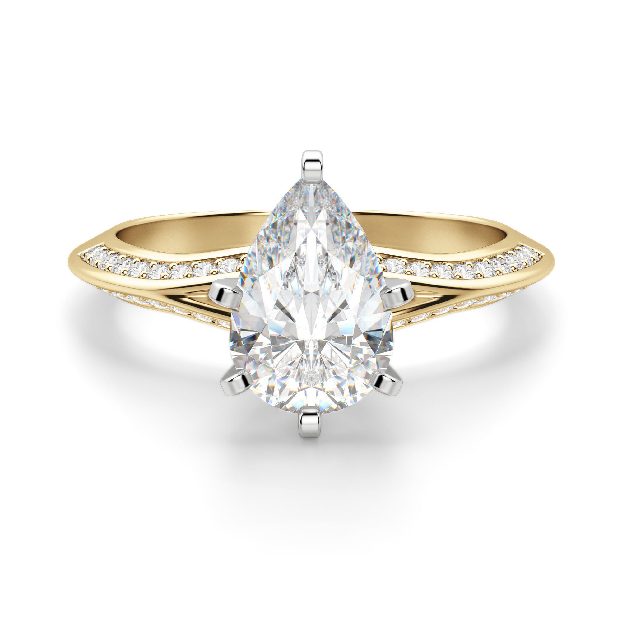 Irene Pear Cut Engagement Ring
