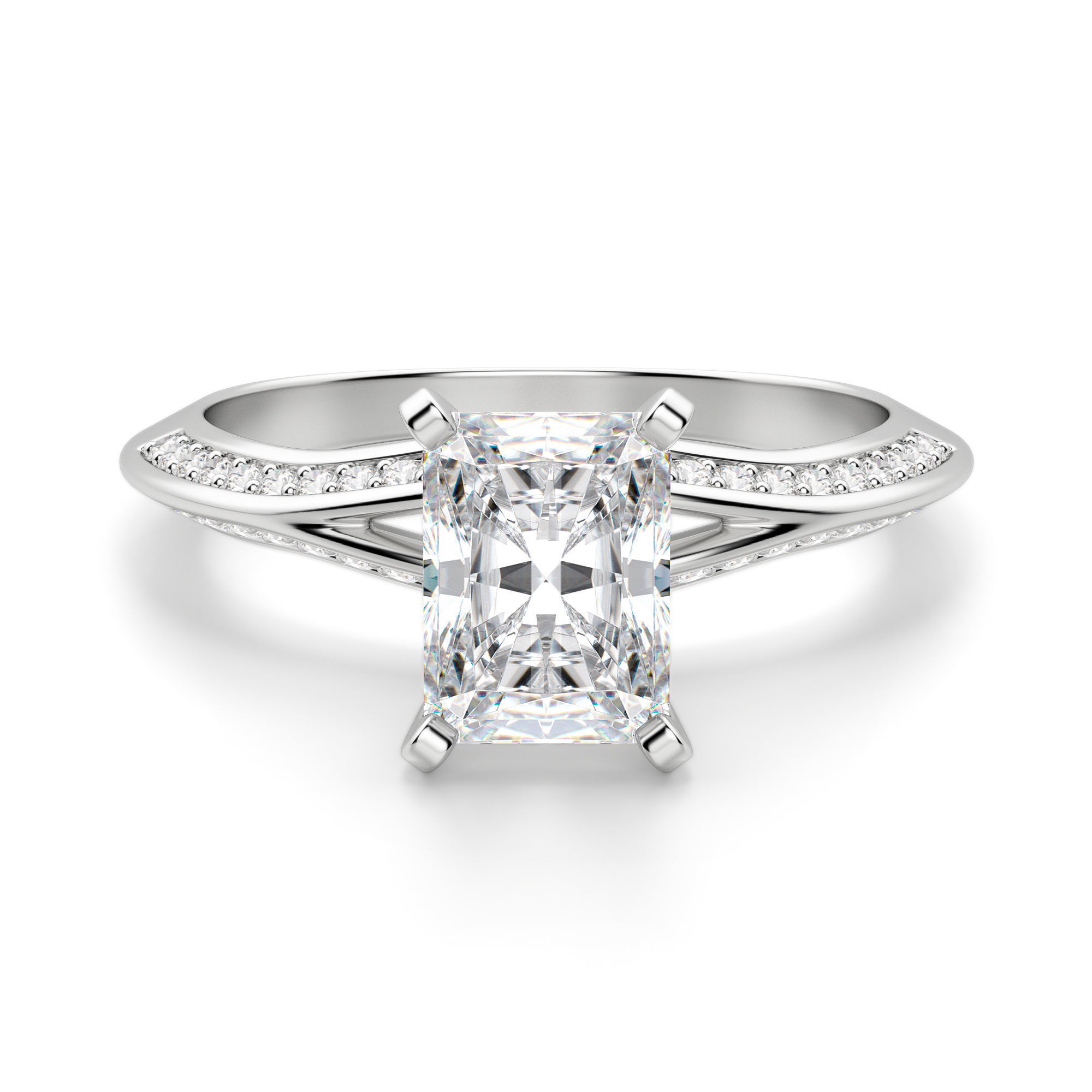 Irene Radiant Cut Engagement Ring