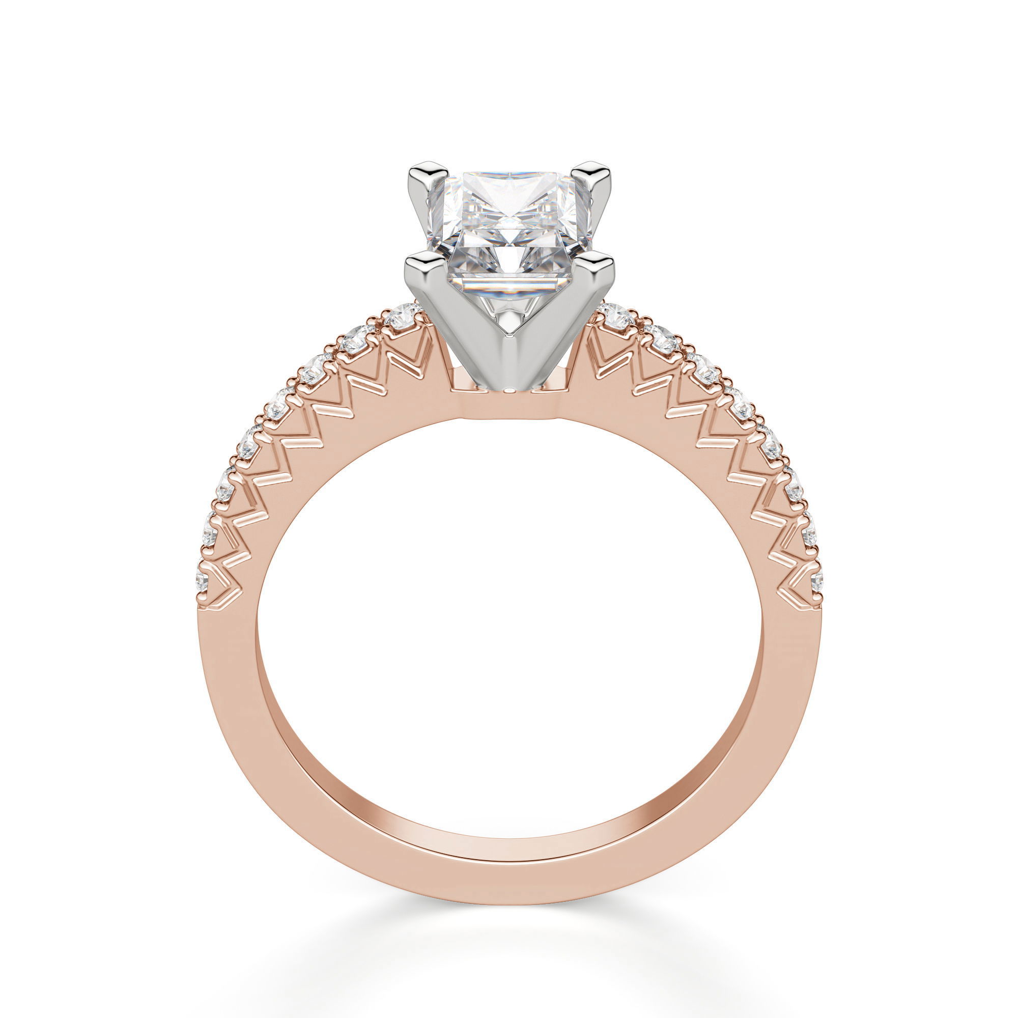 Angelix Radiant Cut Engagement Ring