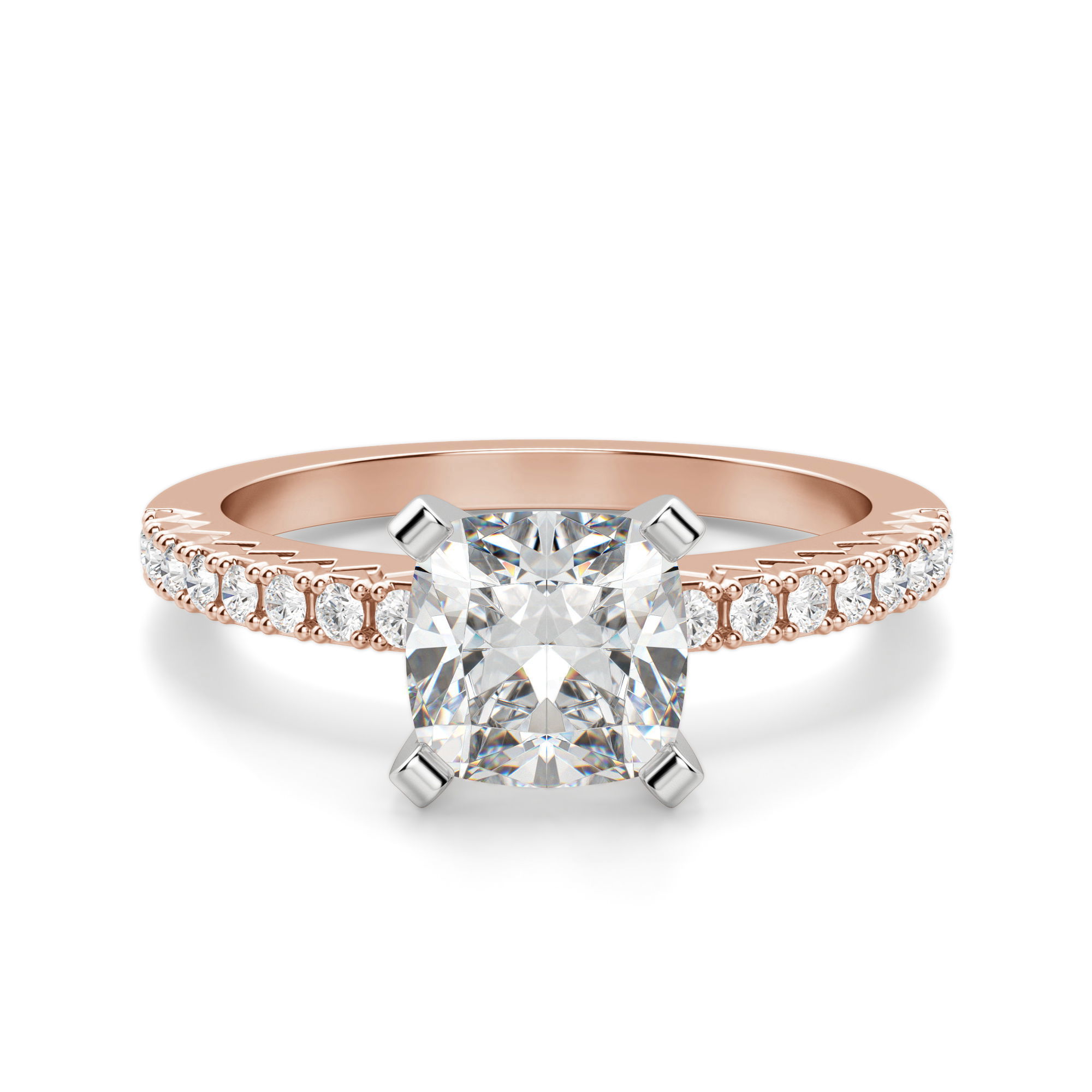 Angelix Cushion Cut Engagement Ring