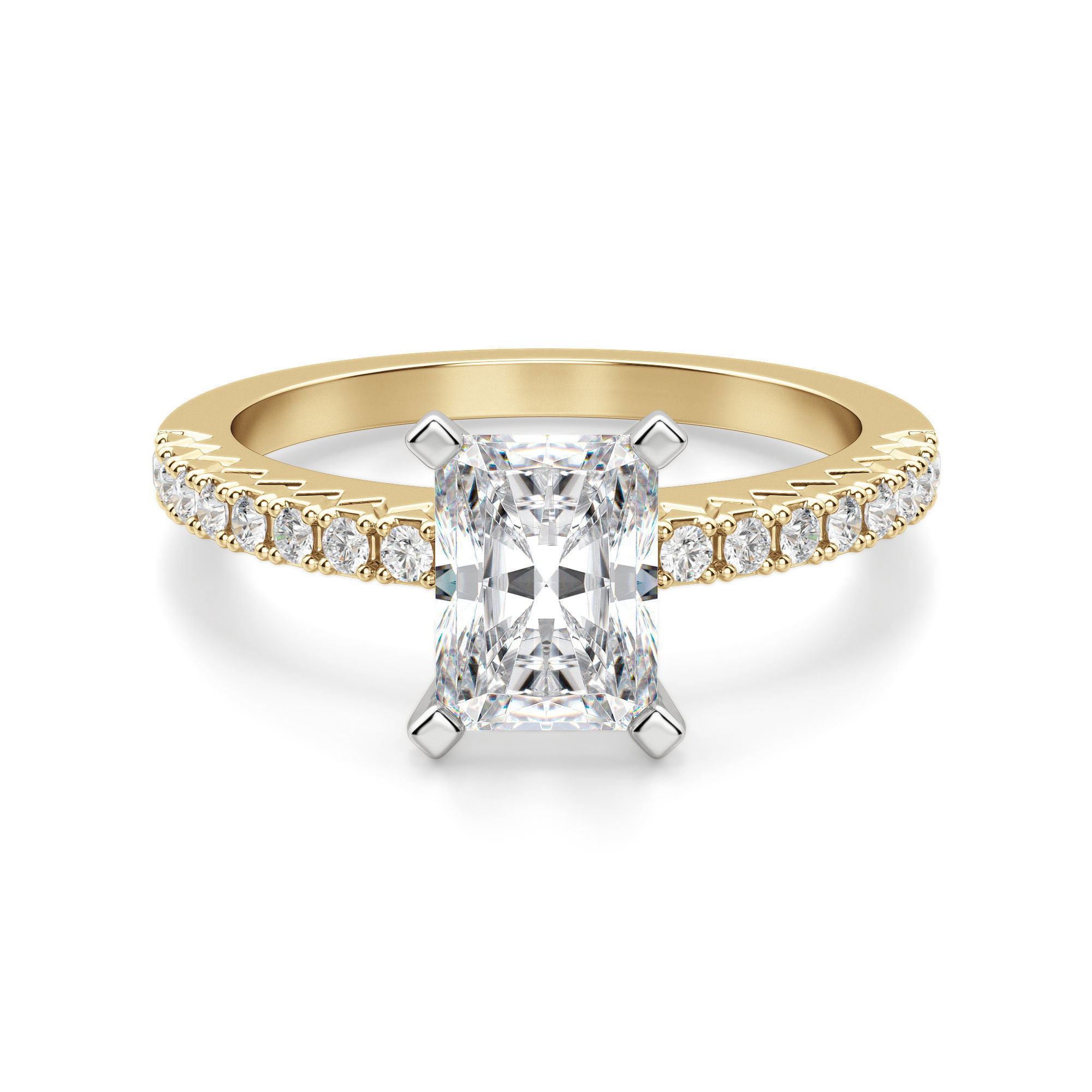 Angelix Radiant Cut Engagement Ring