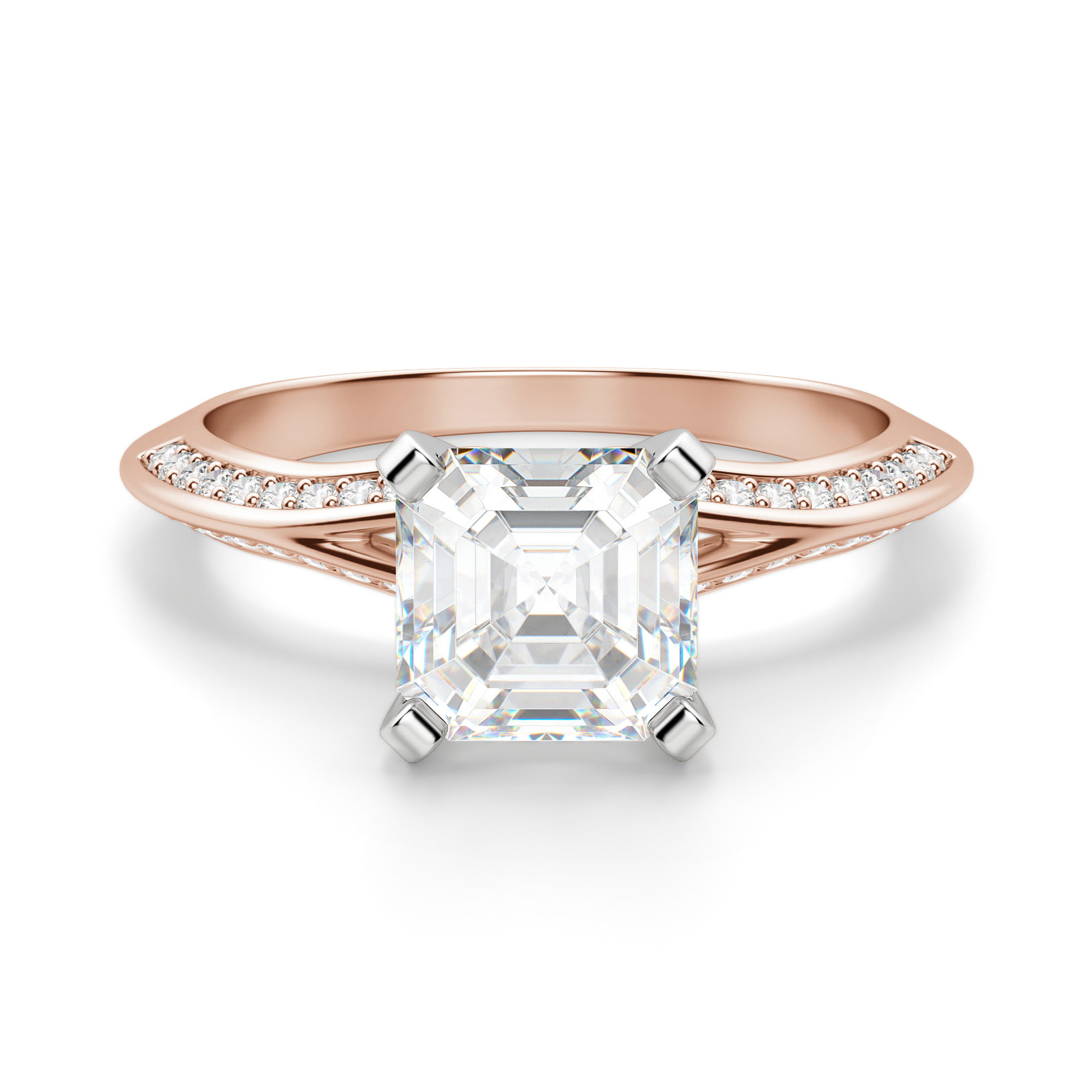 Irene Asscher Cut Engagement Ring