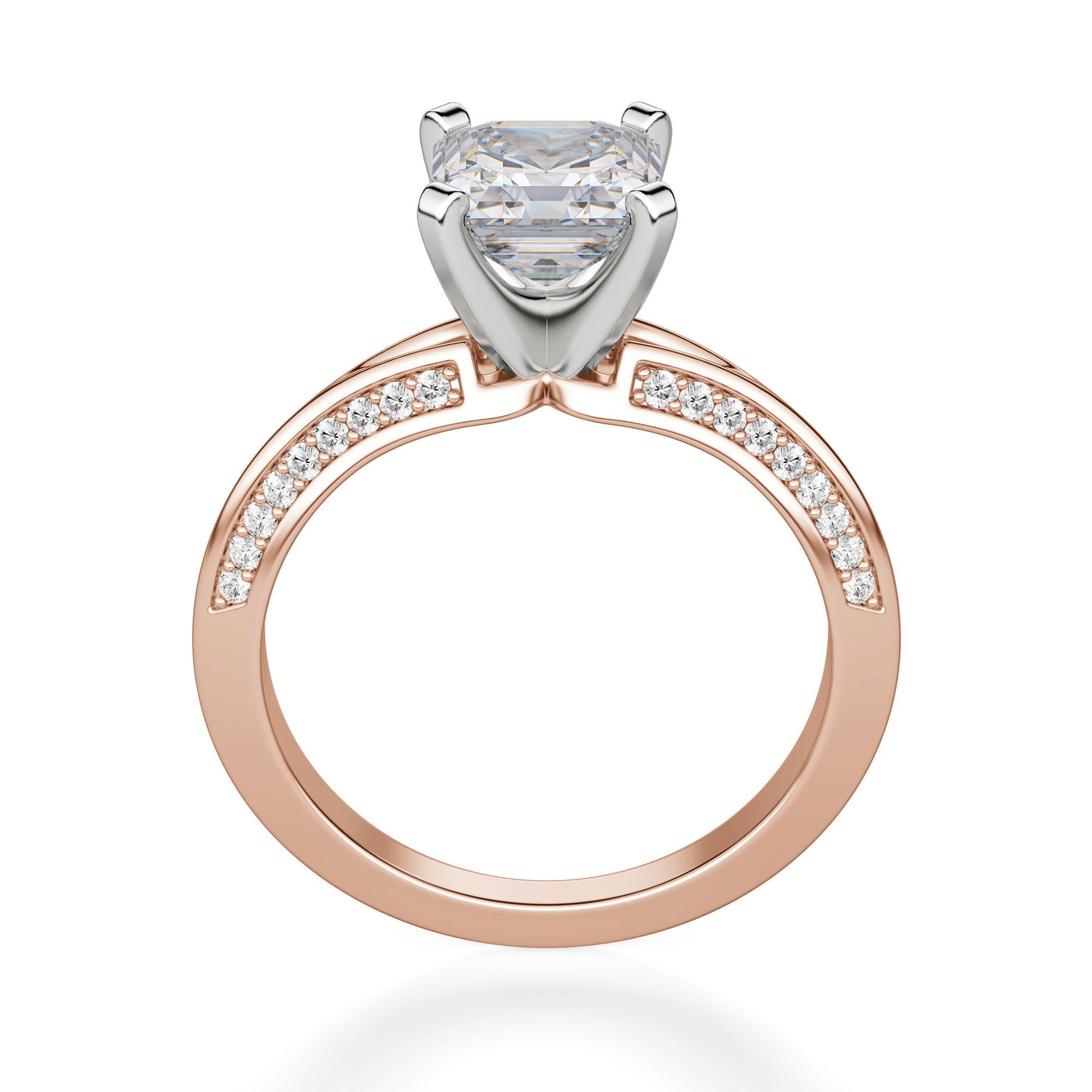 Irene Asscher Cut Engagement Ring
