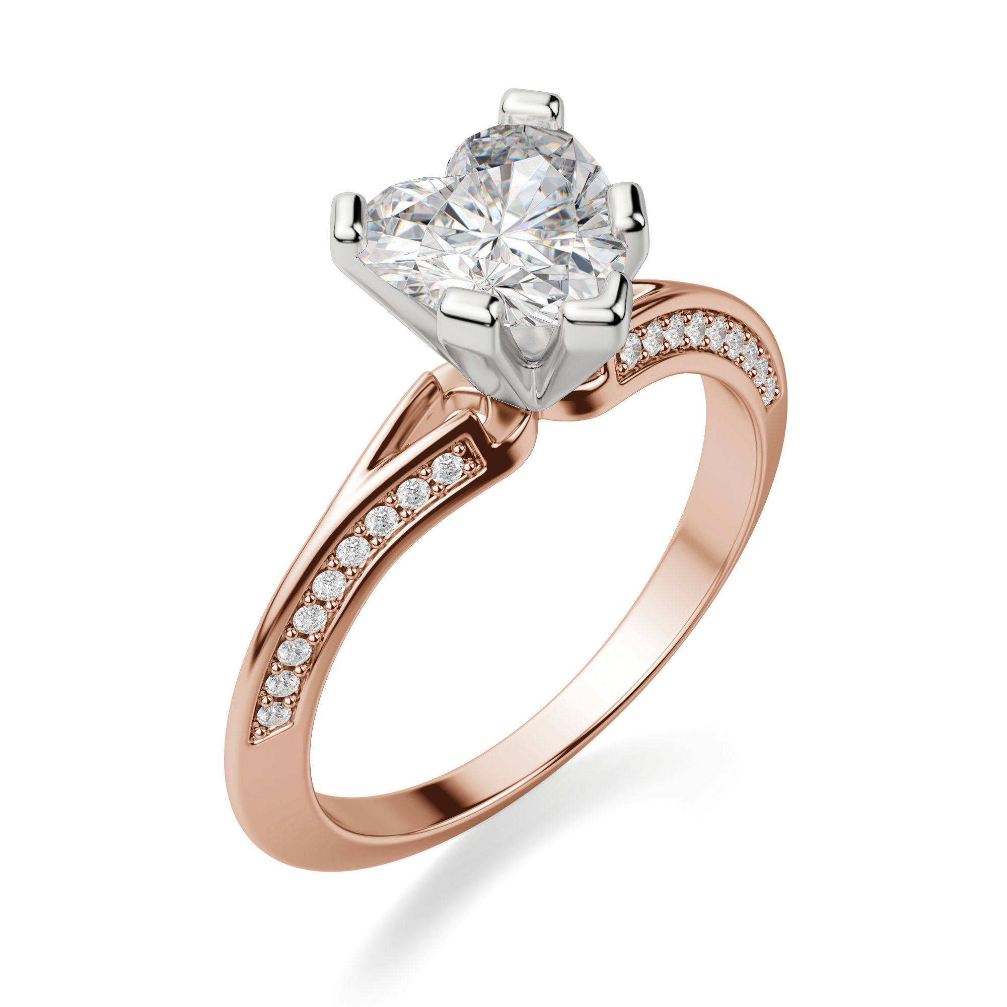 Irene Heart Cut Engagement Ring