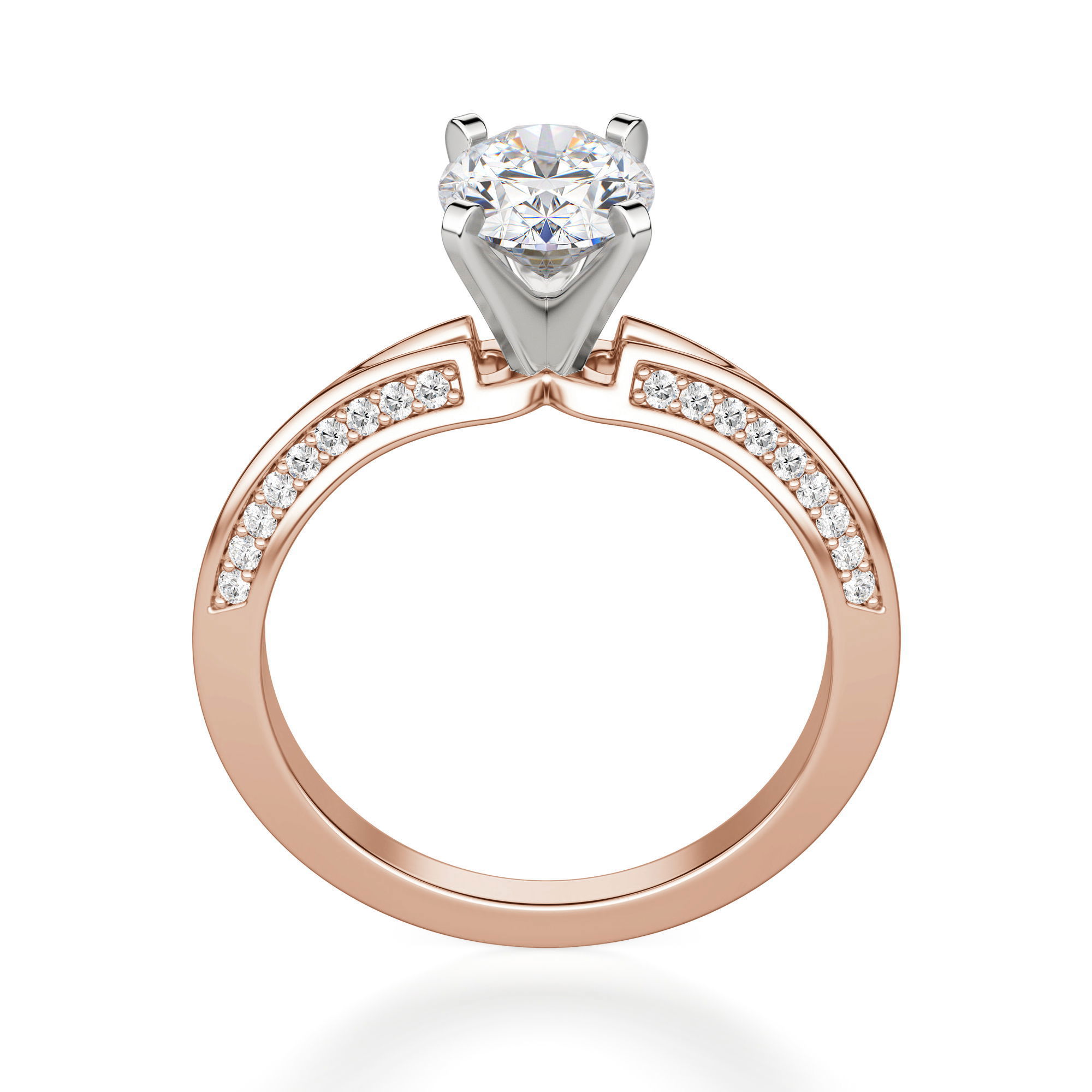 Irene Oval Cut Engagement Ring