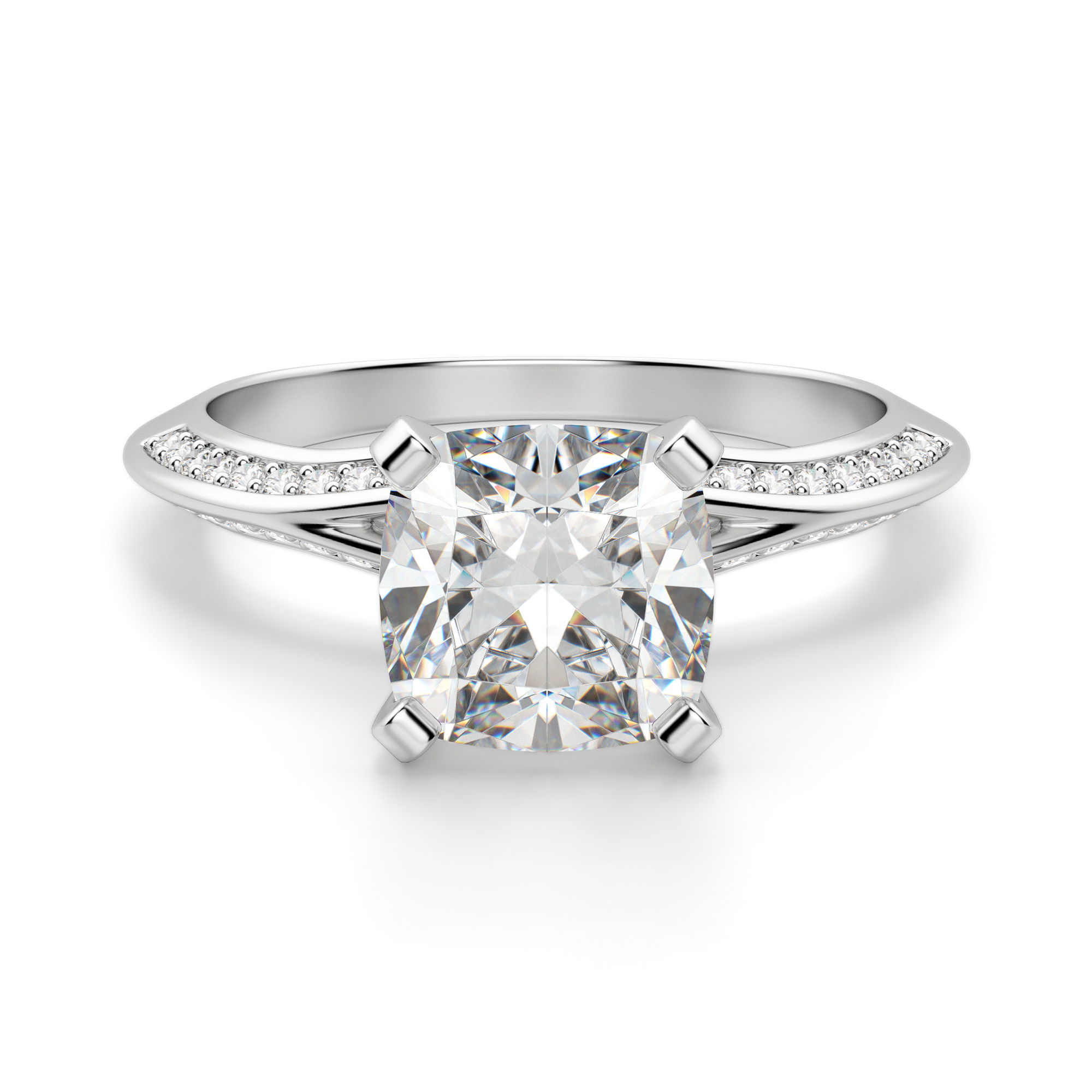 Irene Cushion Cut Engagement Ring